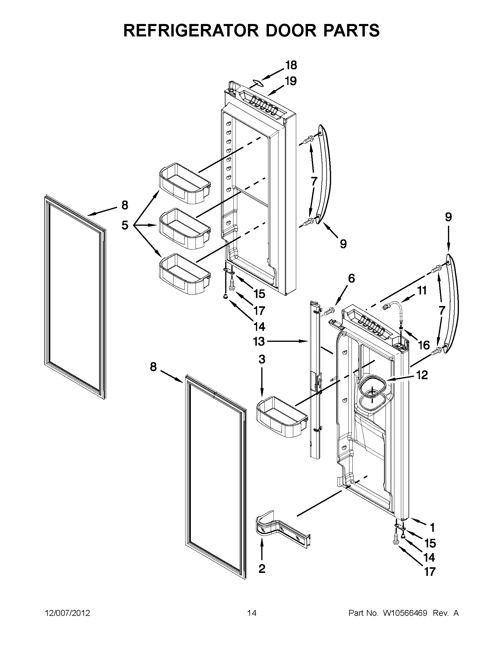 07 - REFRIGERATOR DOOR PARTS