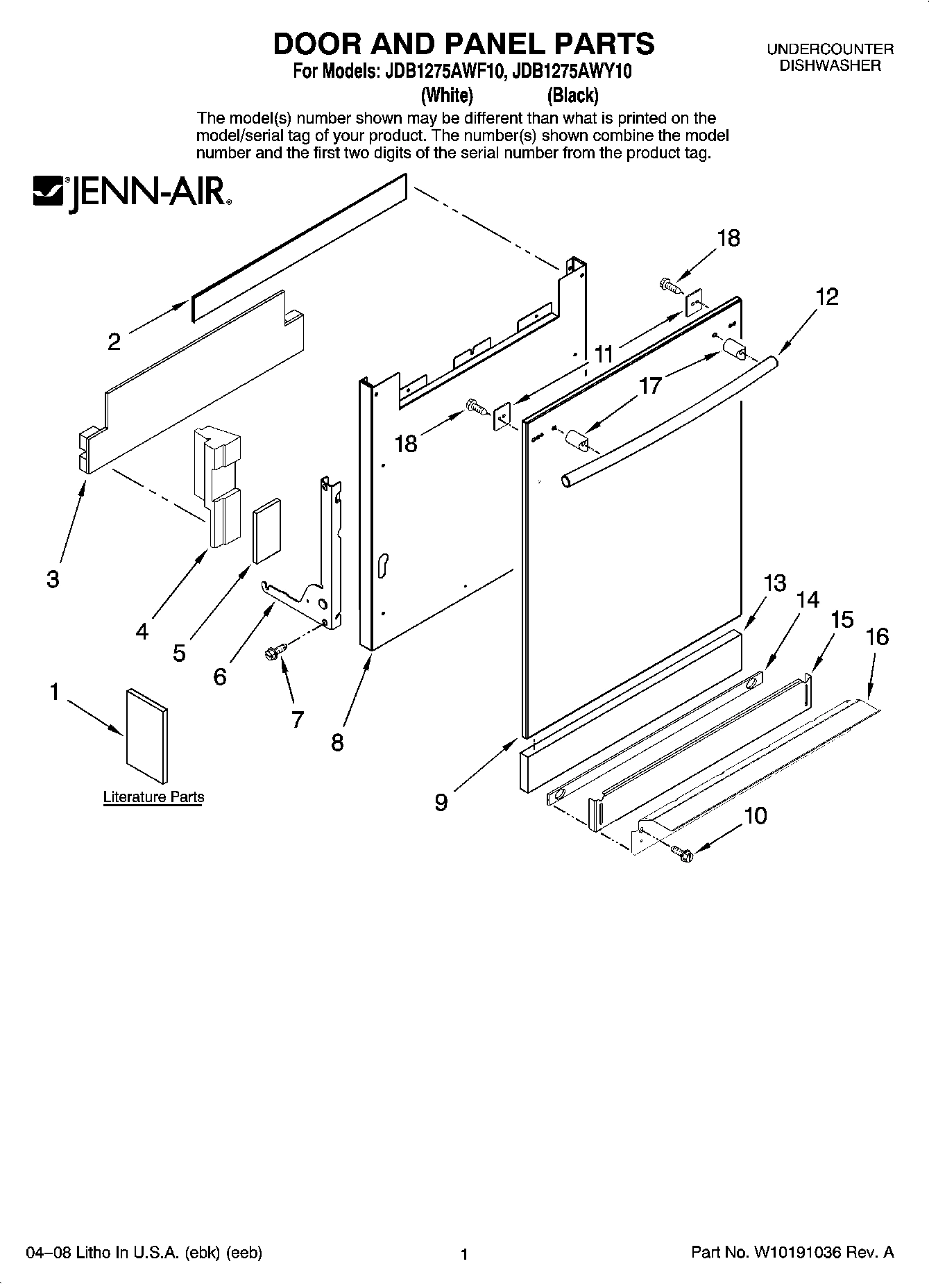01 - DOOR AND PANEL PARTS