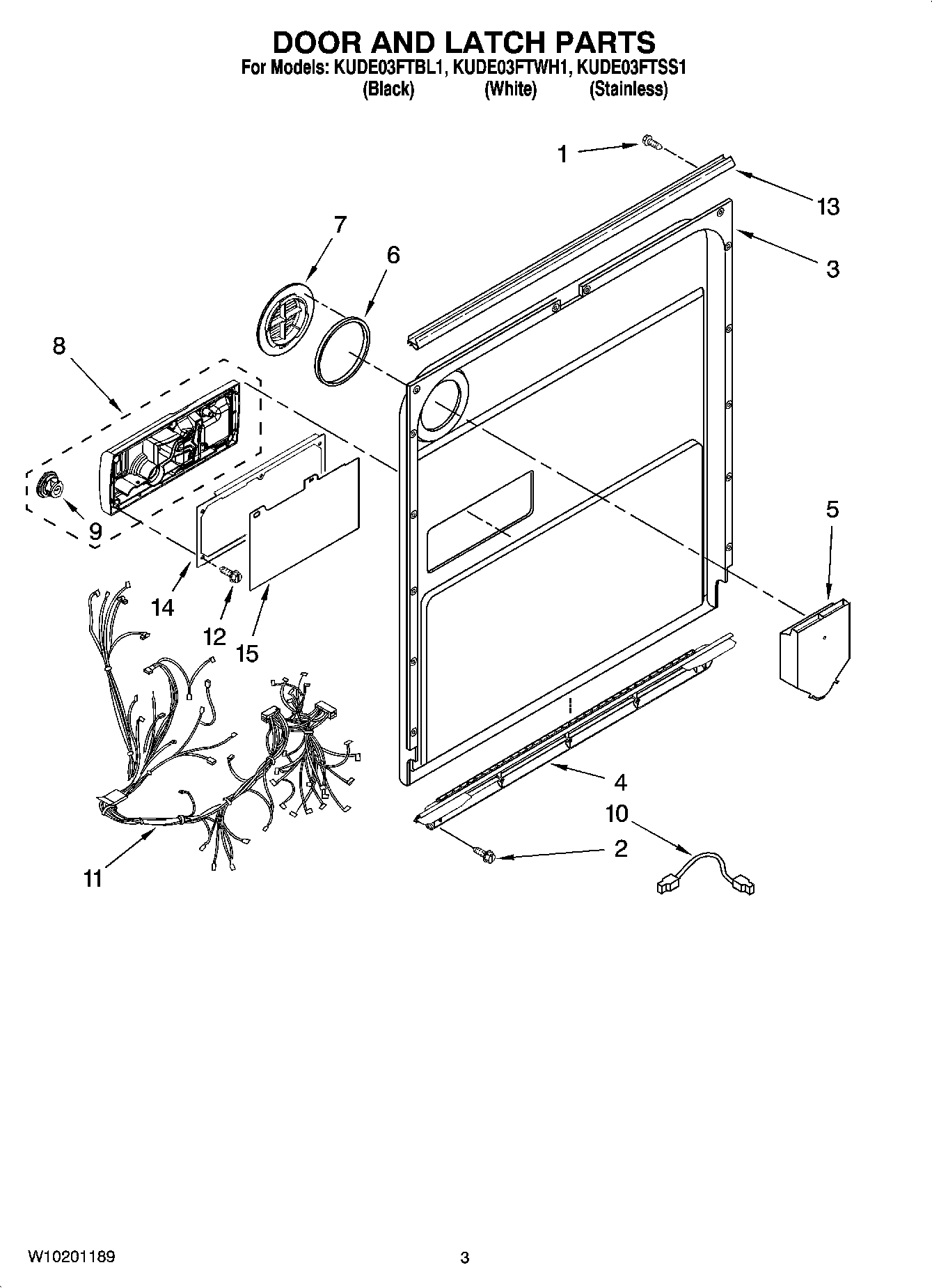 03 - DOOR AND LATCH PARTS