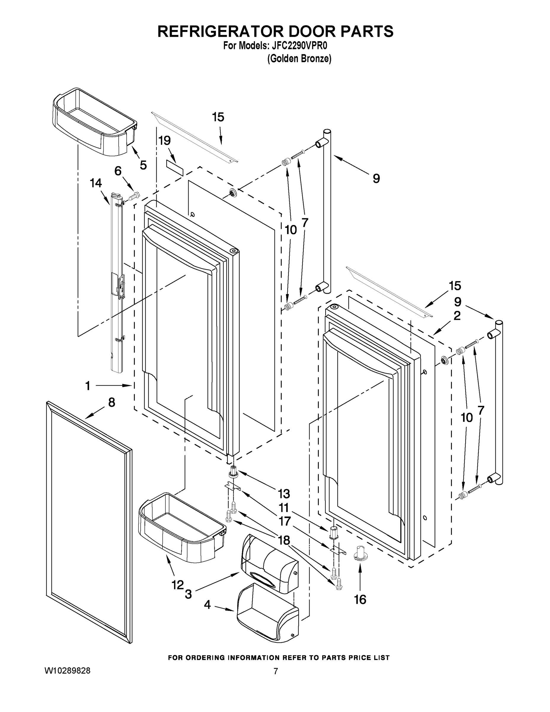 04 - REFRIGERATOR DOOR PARTS