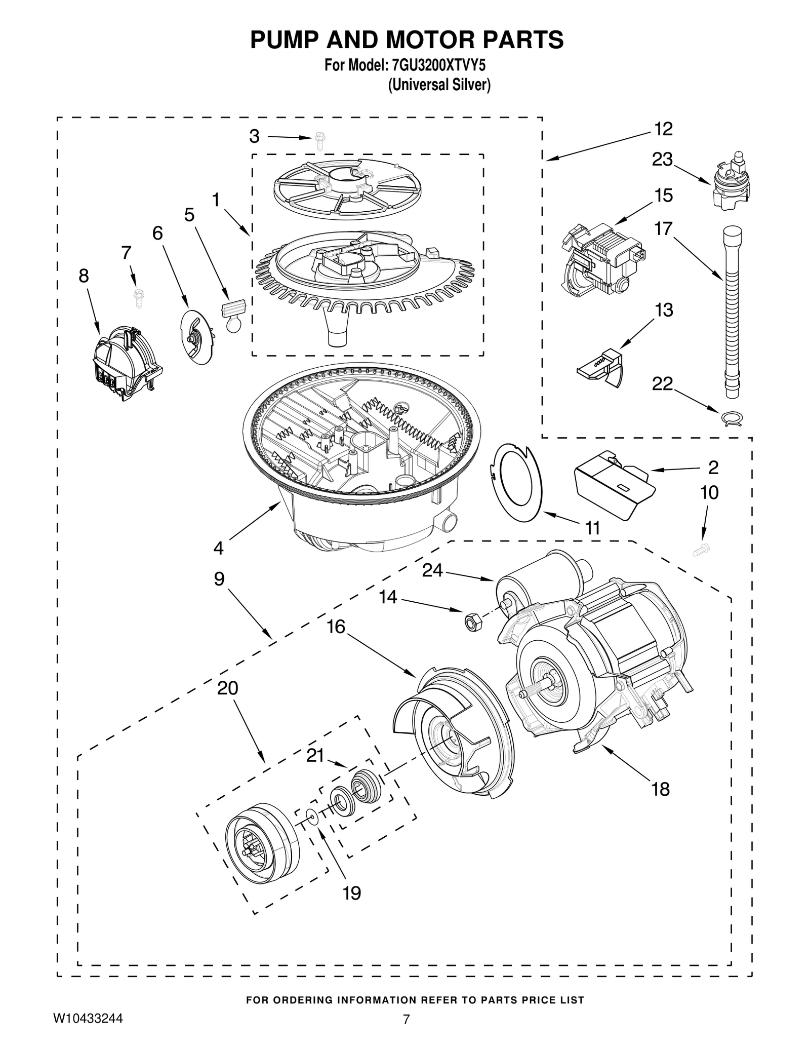 PUMP AND MOTOR PARTS