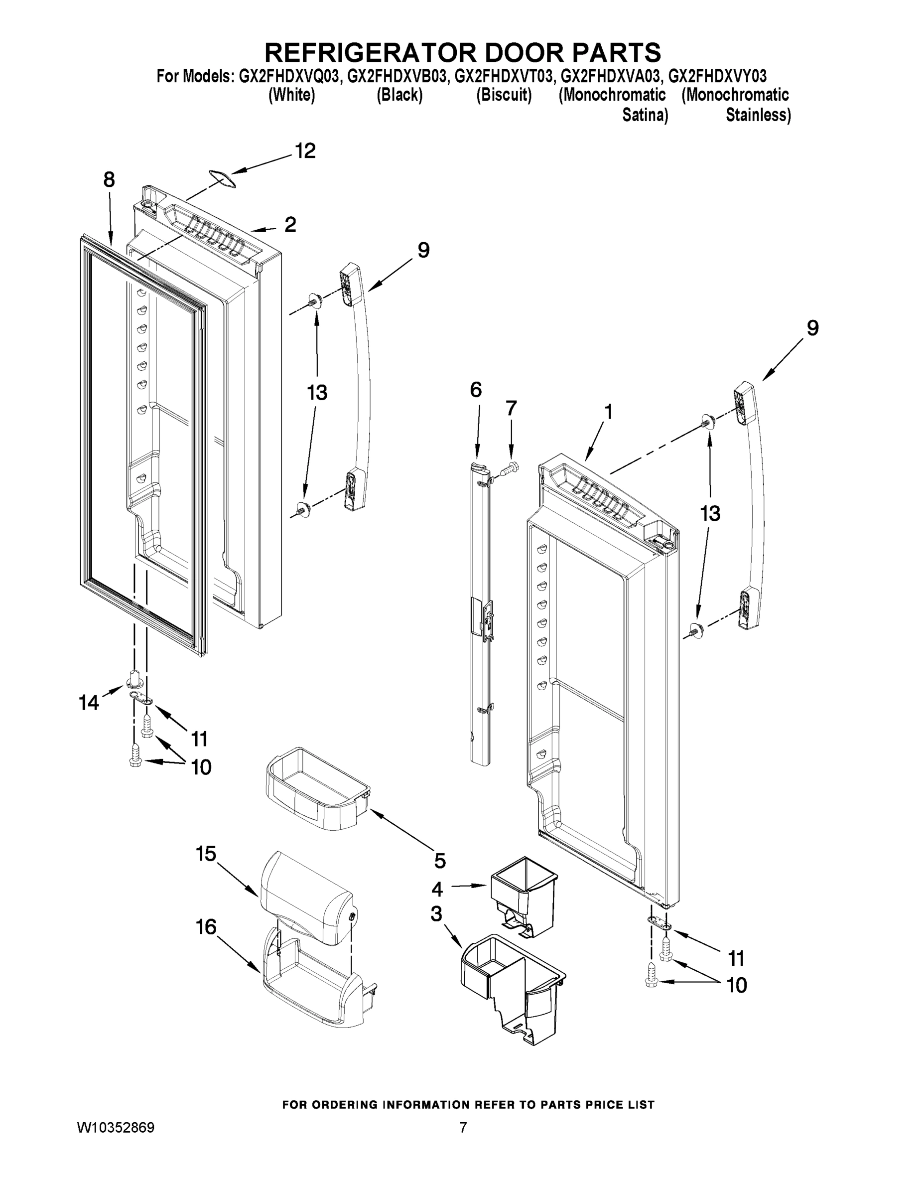05 - REFRIGERATOR DOOR PARTS