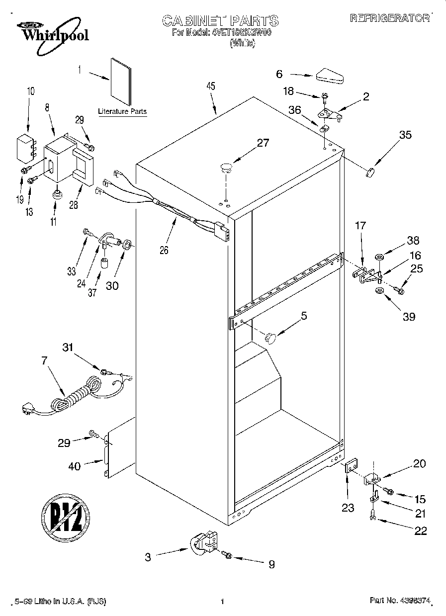 01 - CABINET, LITERATURE