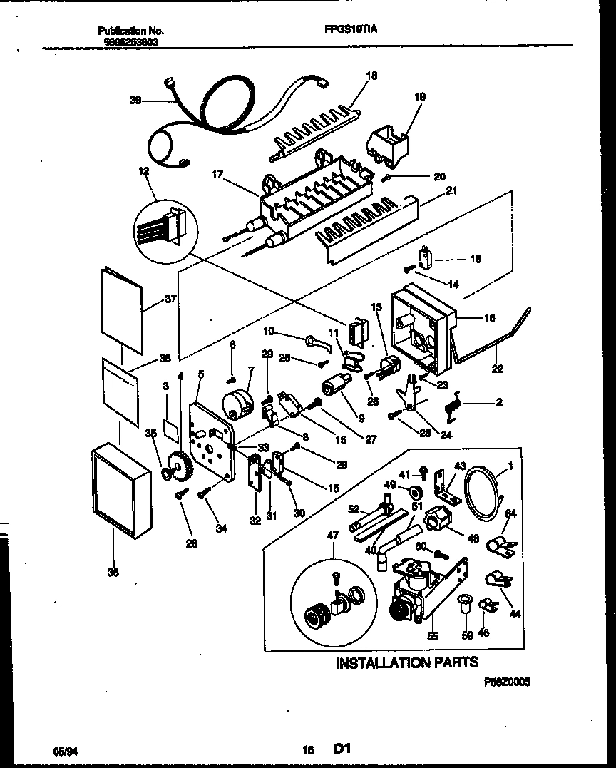 09 - ICE MAKER AND INSTALLATION PARTS