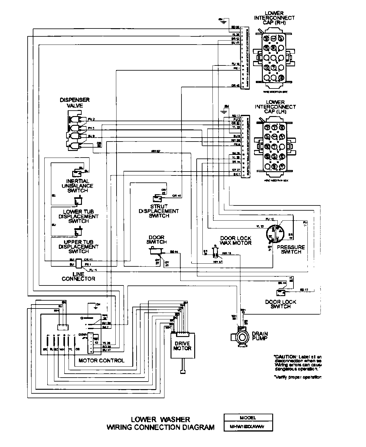 15 - WIRING INFORMATION (WASHER)