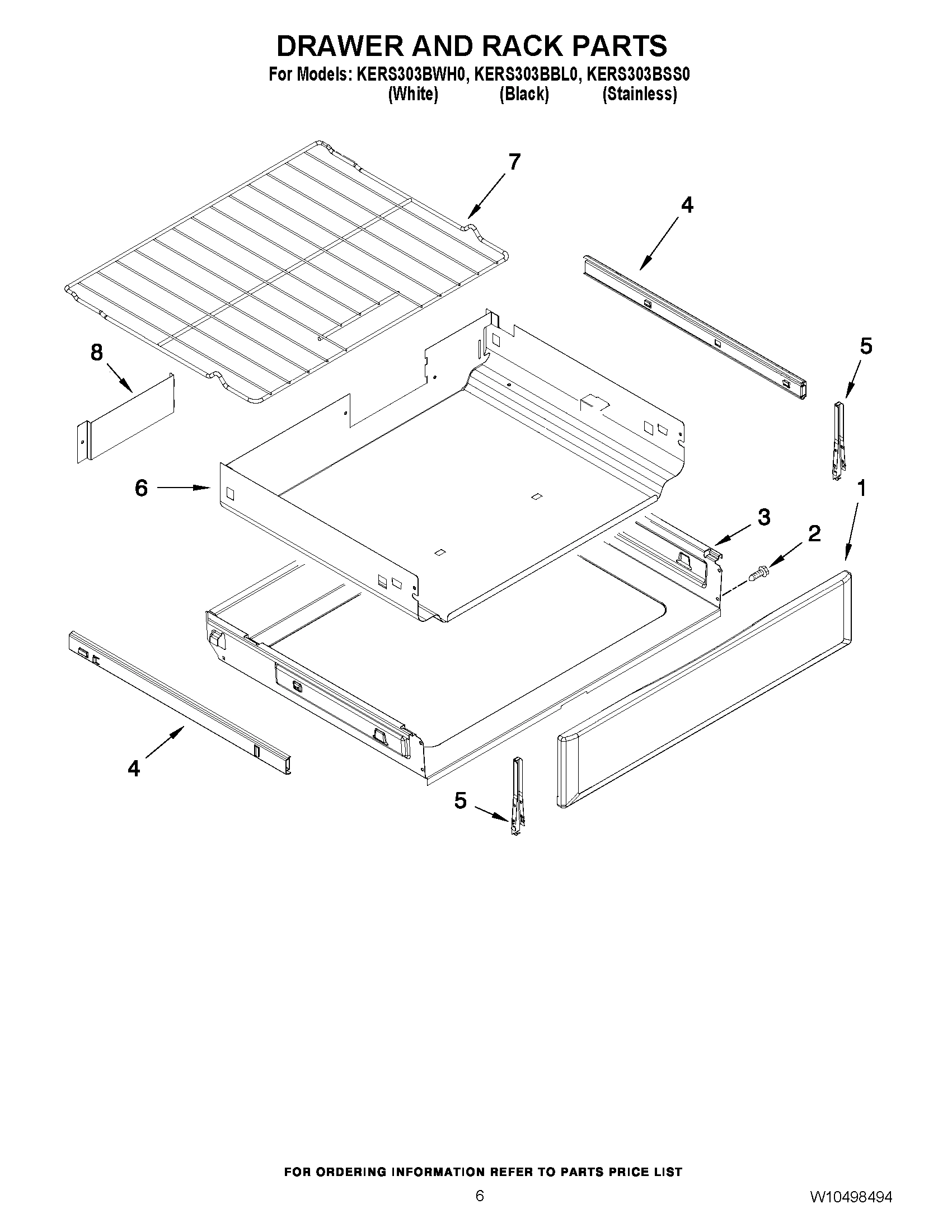05 - DRAWER AND RACK PARTS