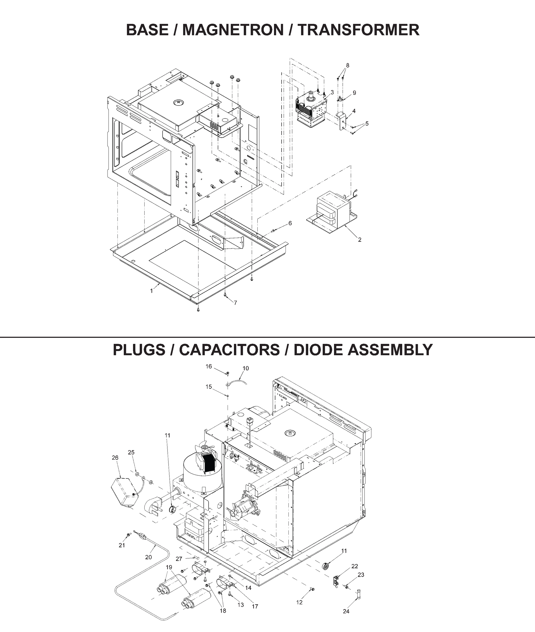 BASE / MAGNETRON / TRANSFORMER