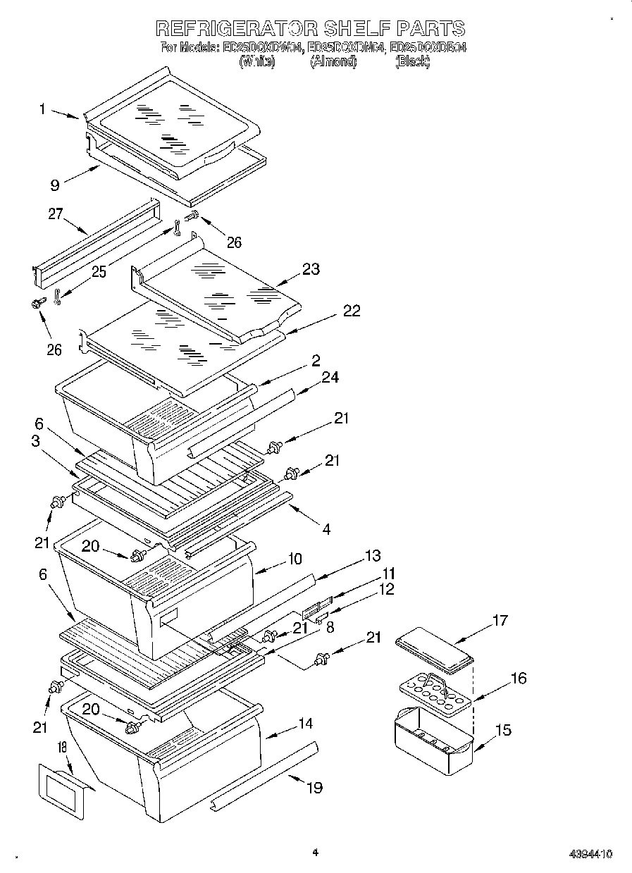 03 - REFRIGERATOR SHELF