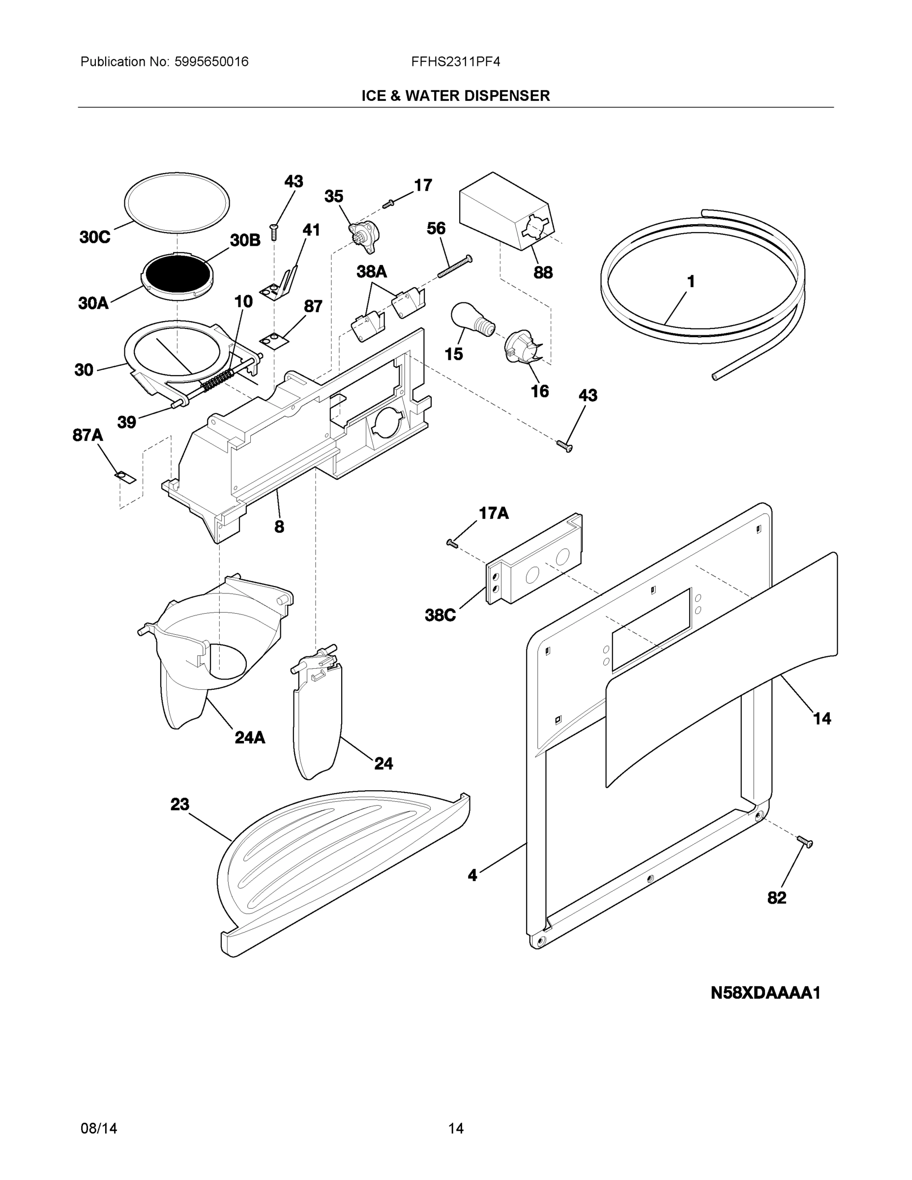 08 - ICE & WATER DISPENSER