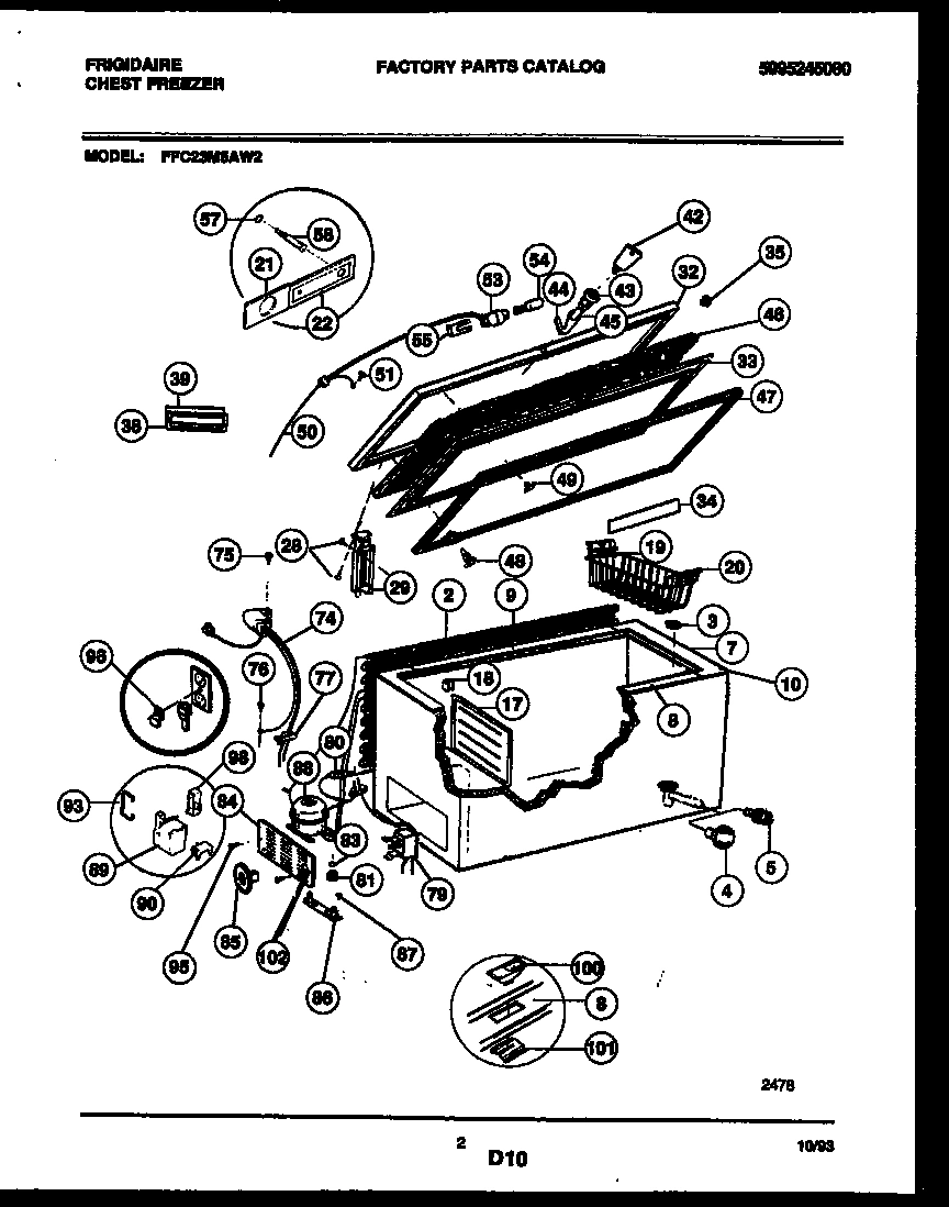 02 - CHEST FREEZER PARTS