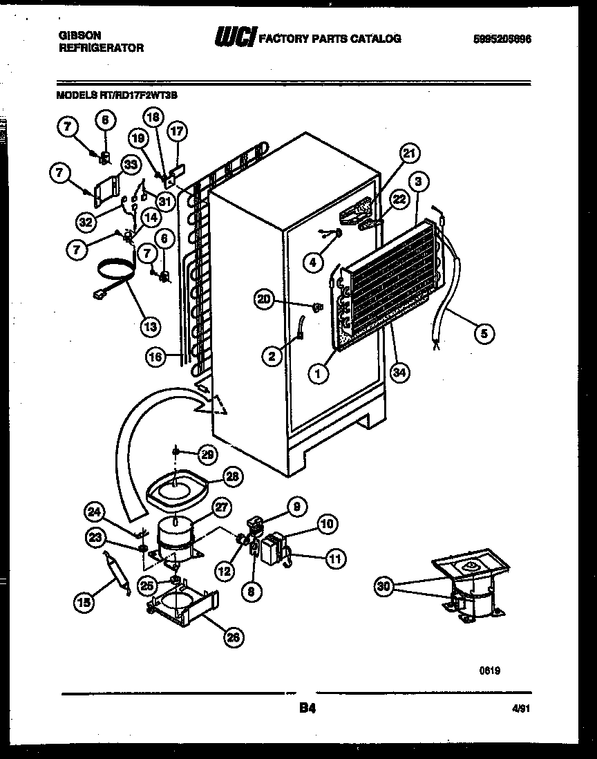 05 - SYSTEM AND AUTOMATIC DEFROST PARTS