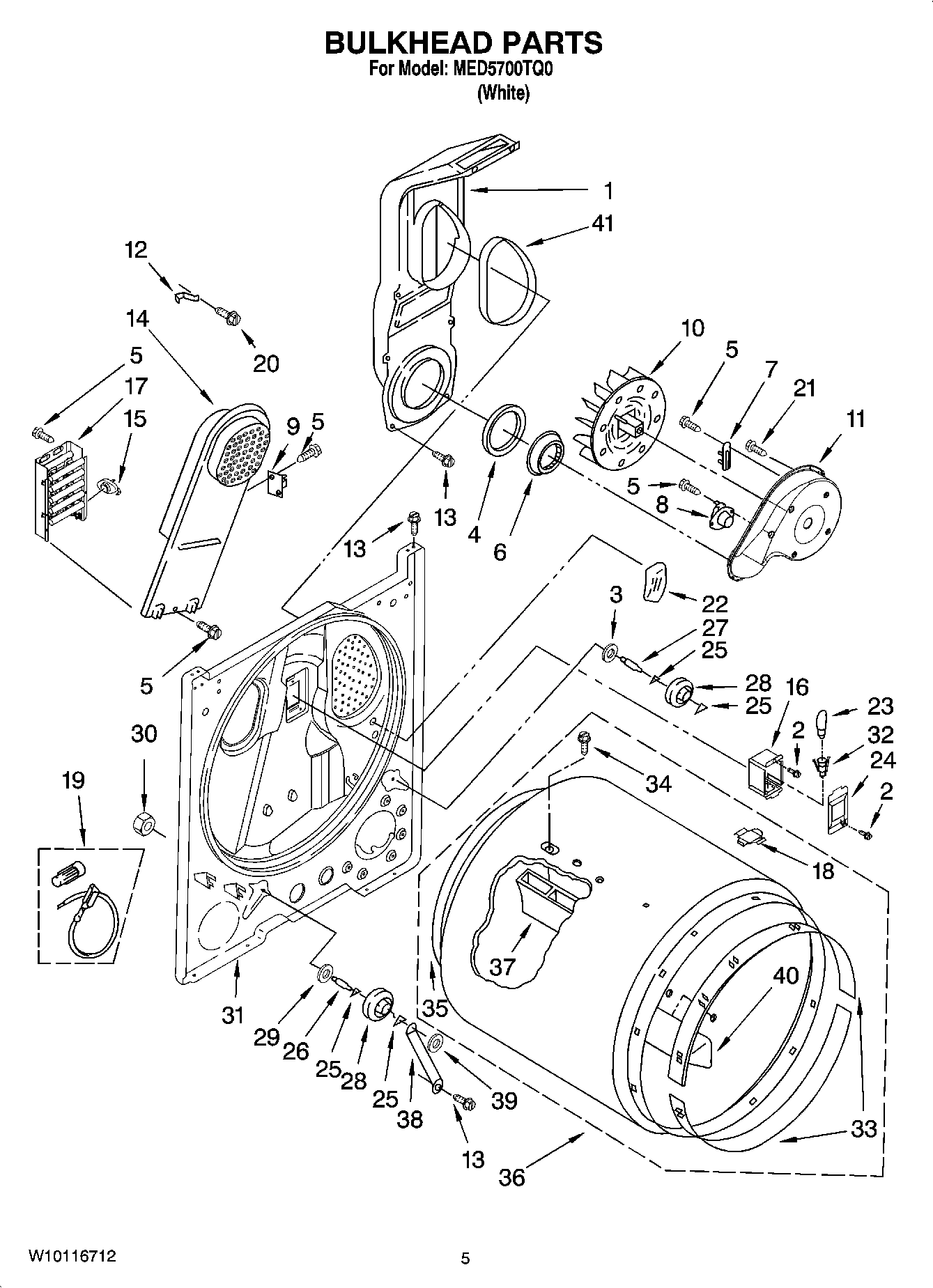 03 - BULKHEAD PARTS, OPTIONAL PARTS (NOT INCLUDED)