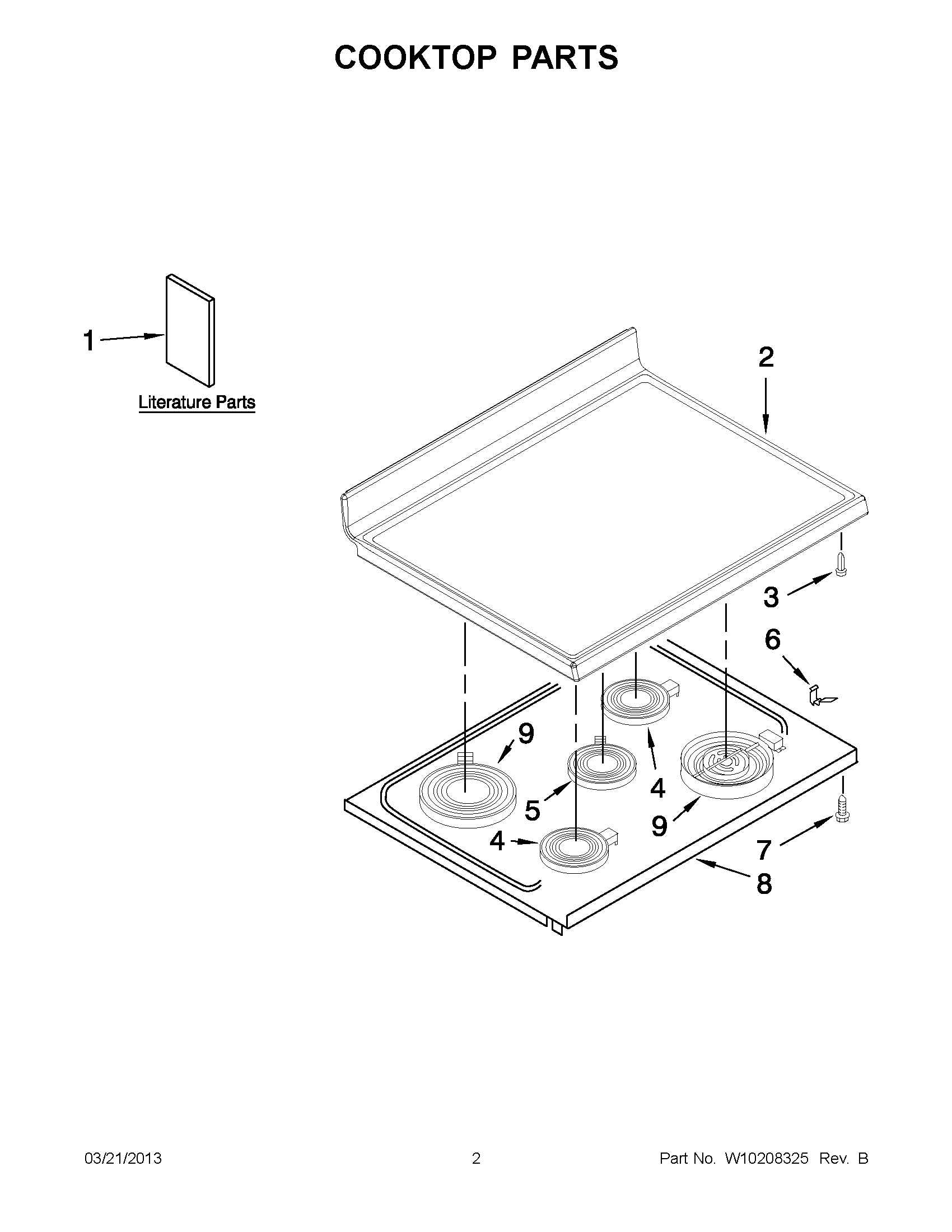 01 - COOKTOP PARTS