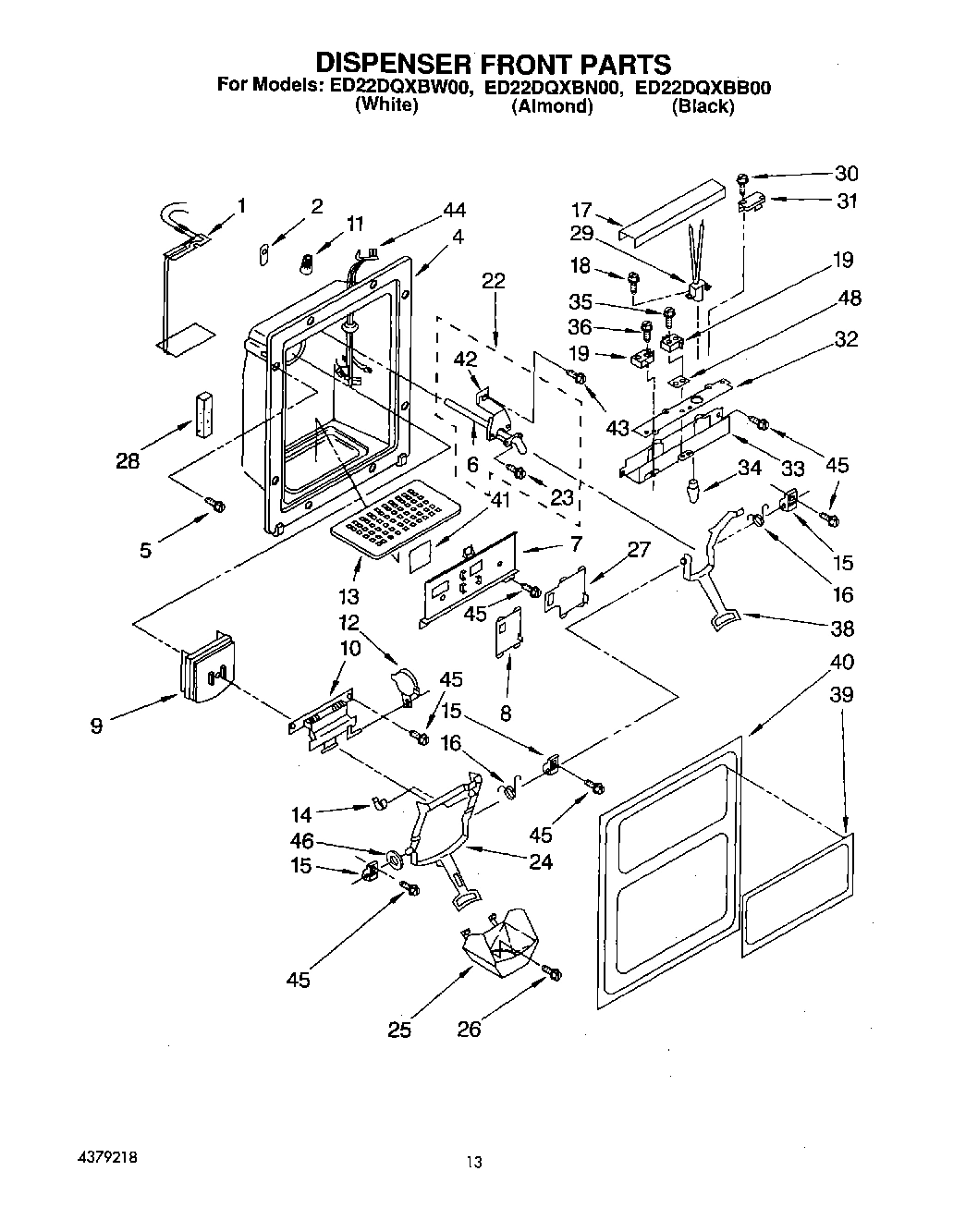 09 - DISPENSER FRONT