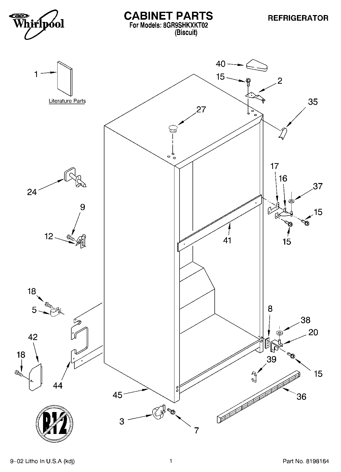 01 - CABINET, LITERATURE