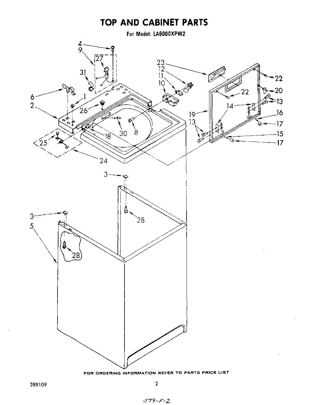 02 - TOP AND CABINET , LITERATURE AND OPTIONAL