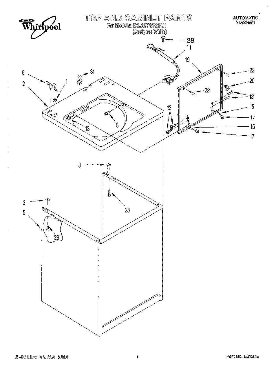 01 - TOP AND CABINET