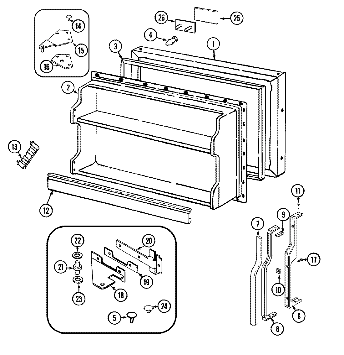 02 - FREEZER DOOR