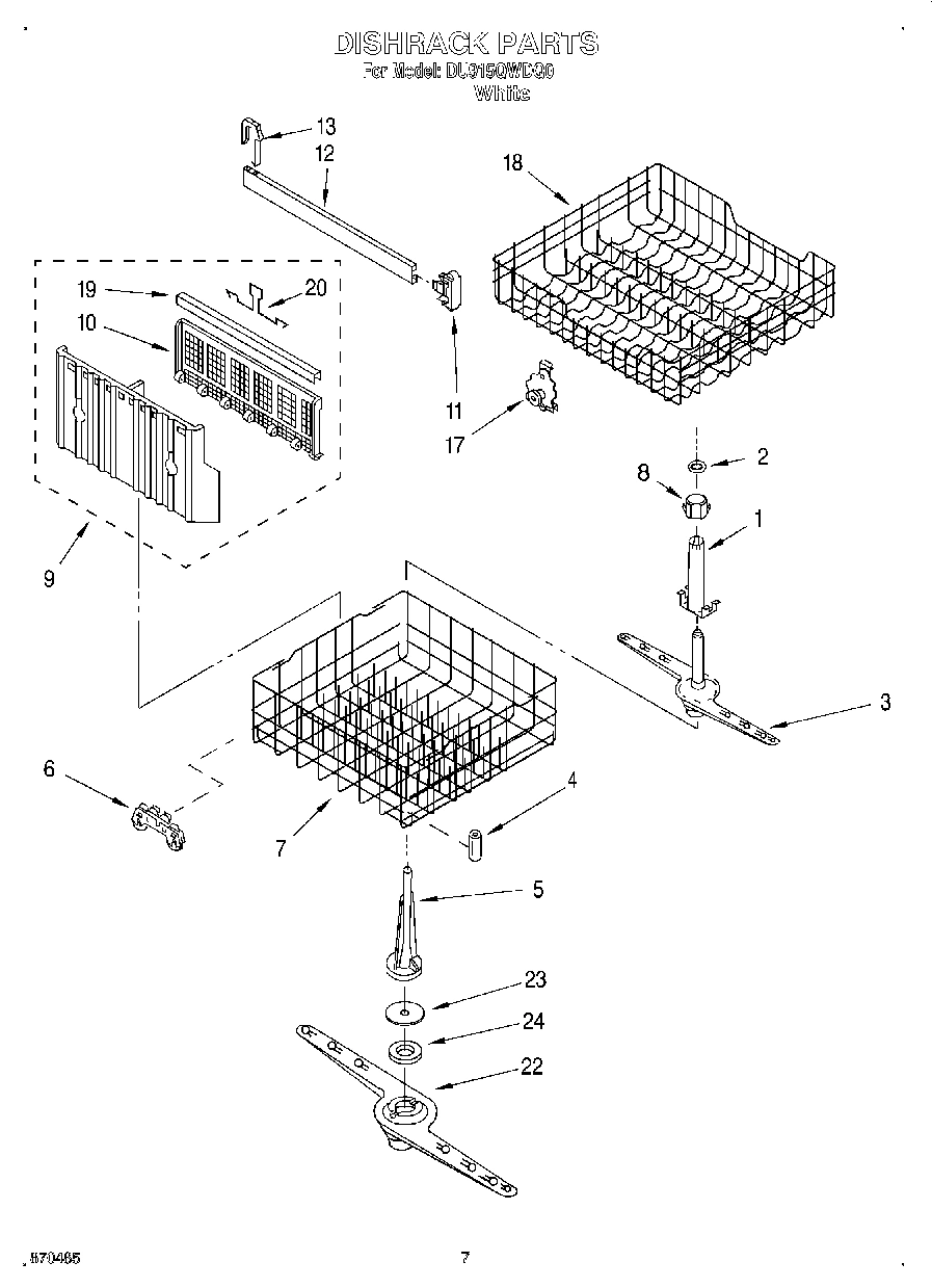 05 - DISHRACK, LIT/OPTIONAL
