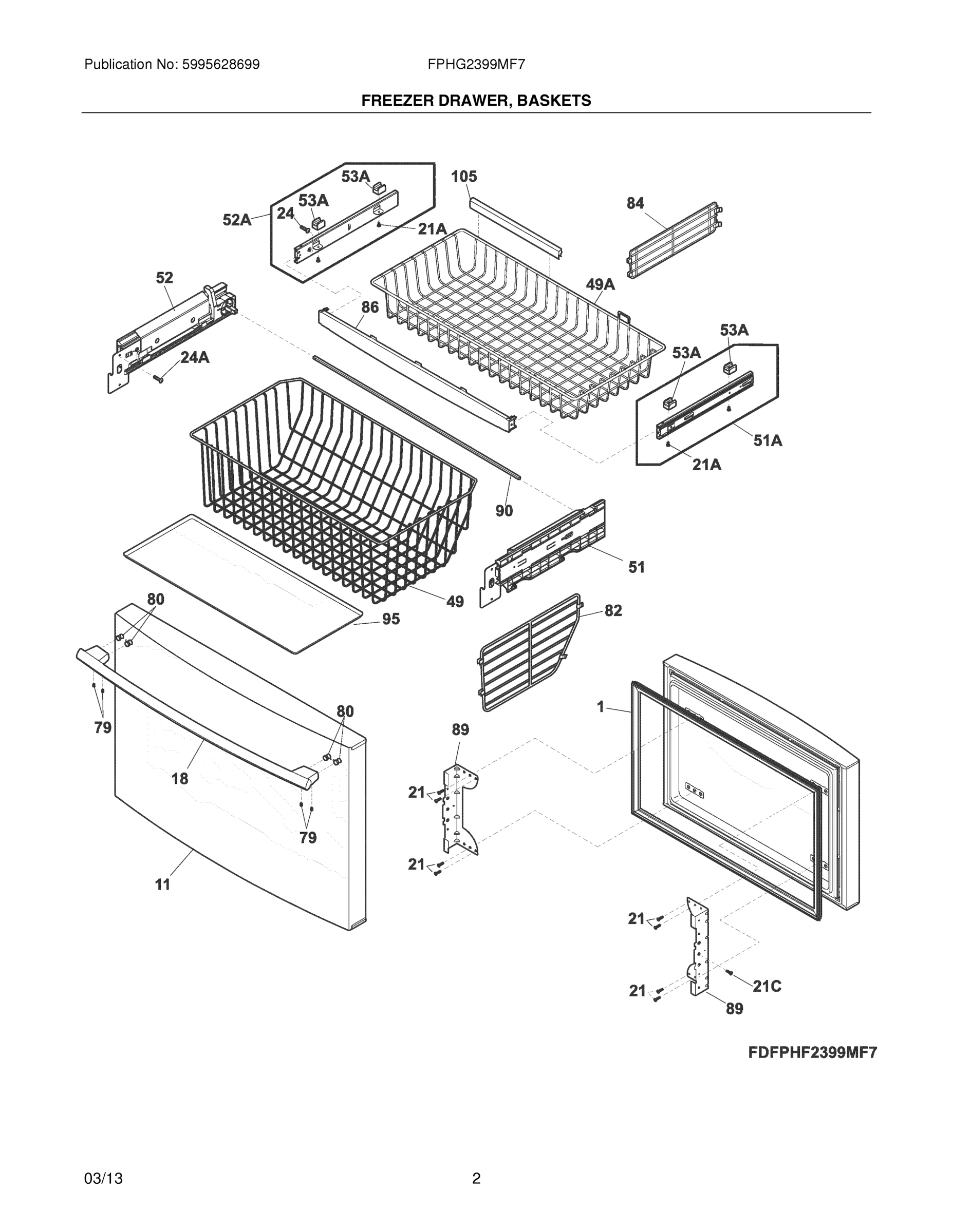 03 - FREEZER DRAWER, BASKETS