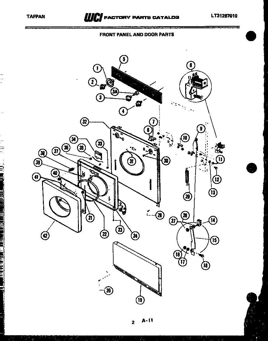 02 - FRONT PANEL AND DOOR PARTS