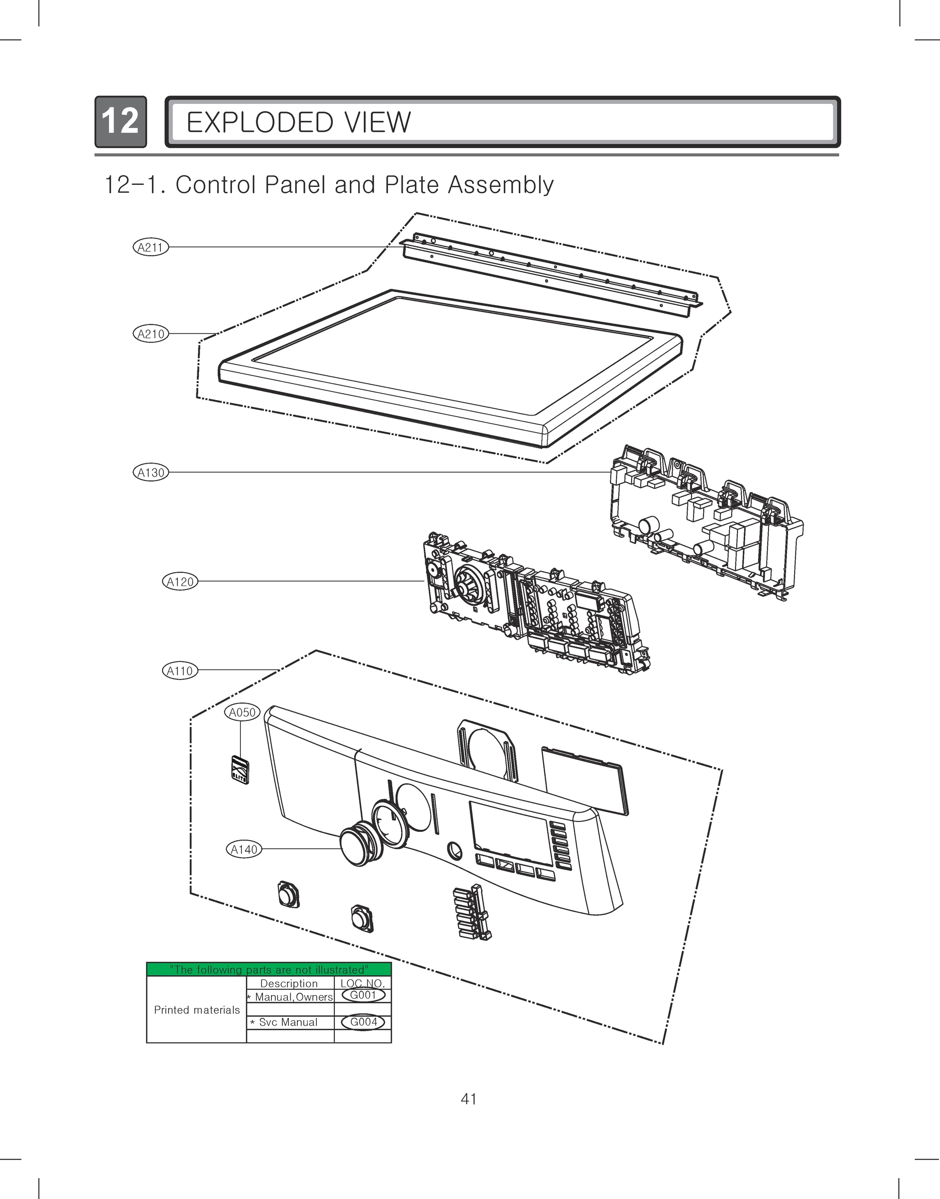 CONTROL PANEL AND PLATE ASSEMBLY