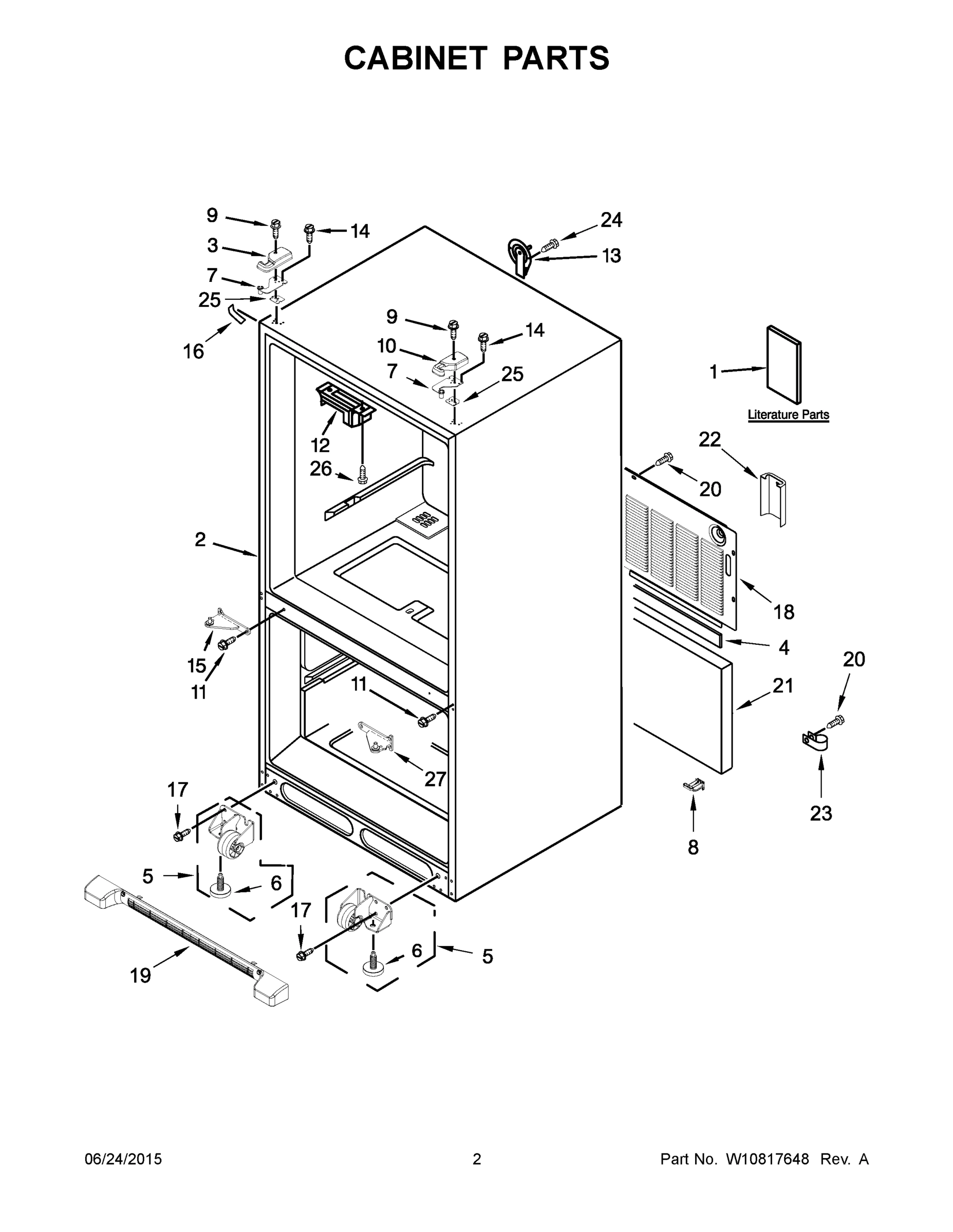 02 - CABINET PARTS