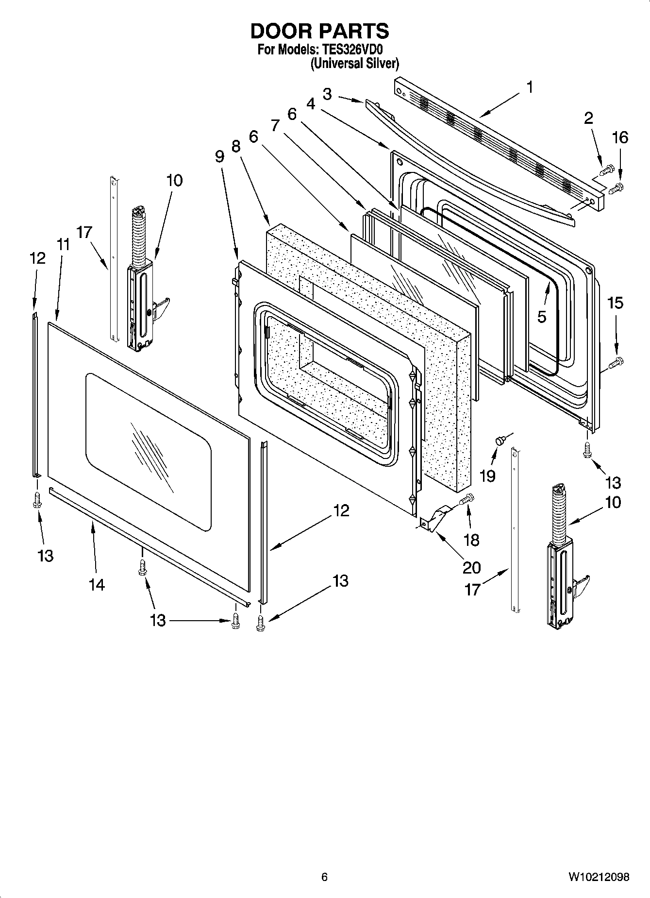 05 - DOOR PARTS, OPTIONAL PARTS (NOT INCLUDED)