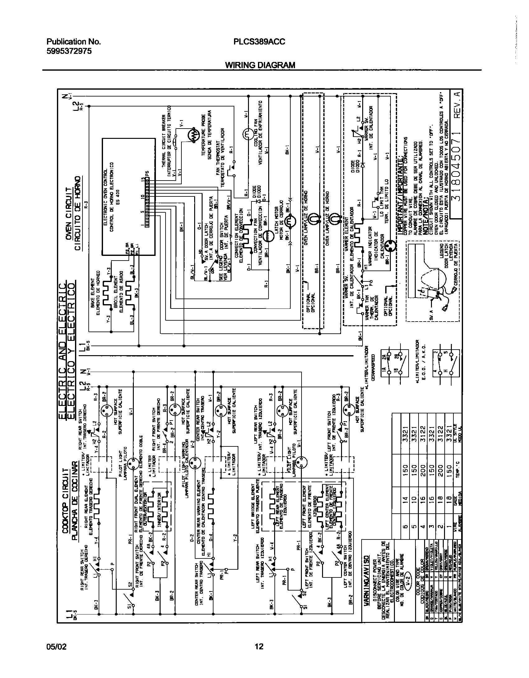 12 - WIRING DIAGRAM