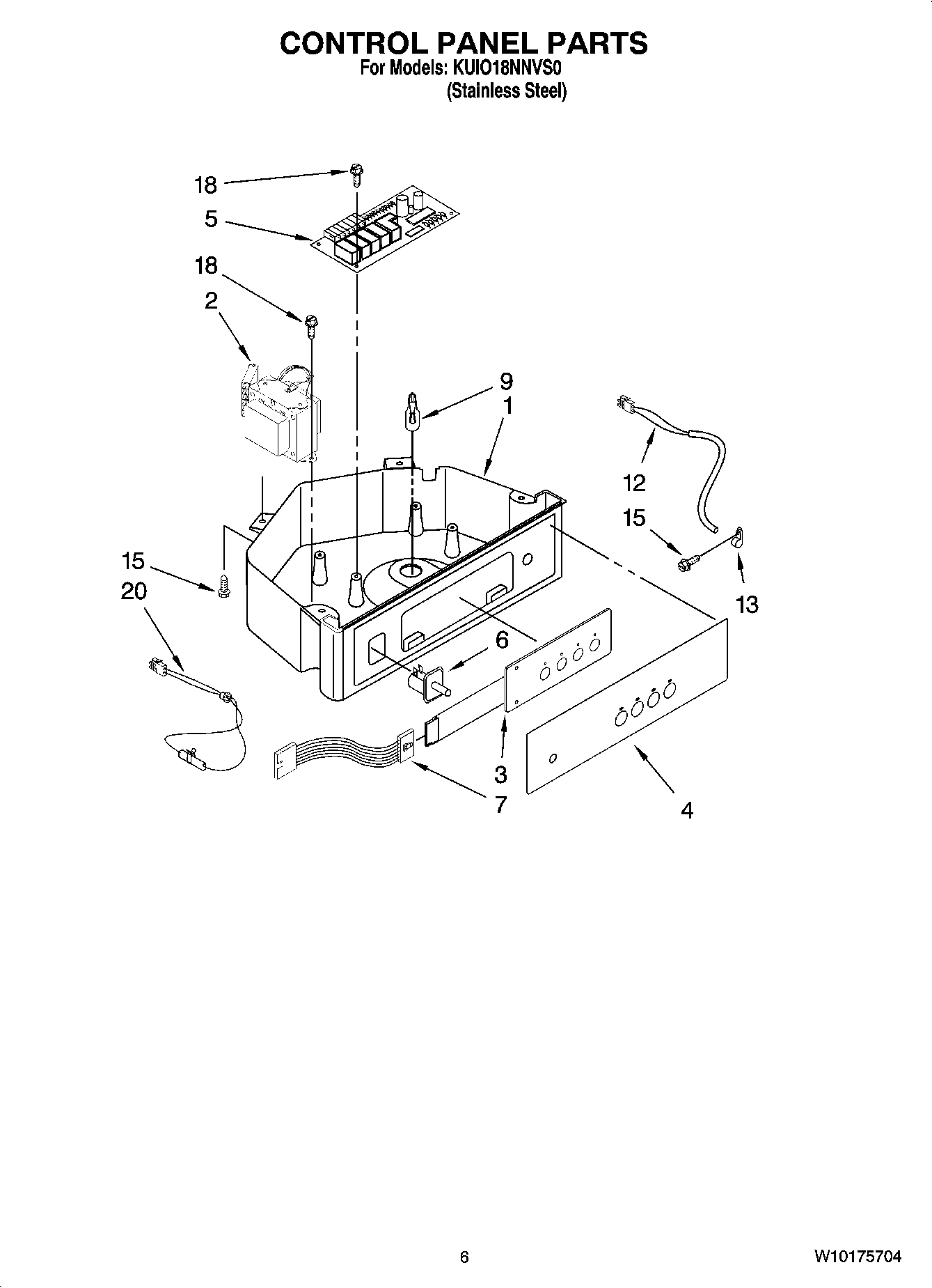 04 - CONTROL PANEL PARTS