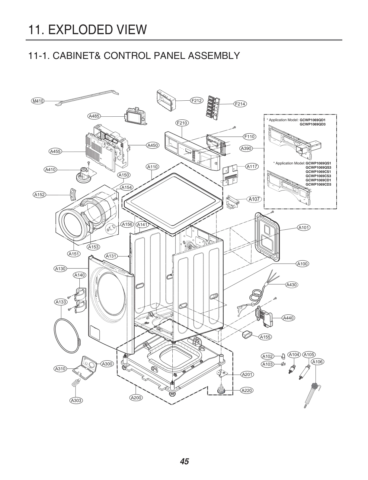 CABINET& CONTROL PANEL ASSEMBLY