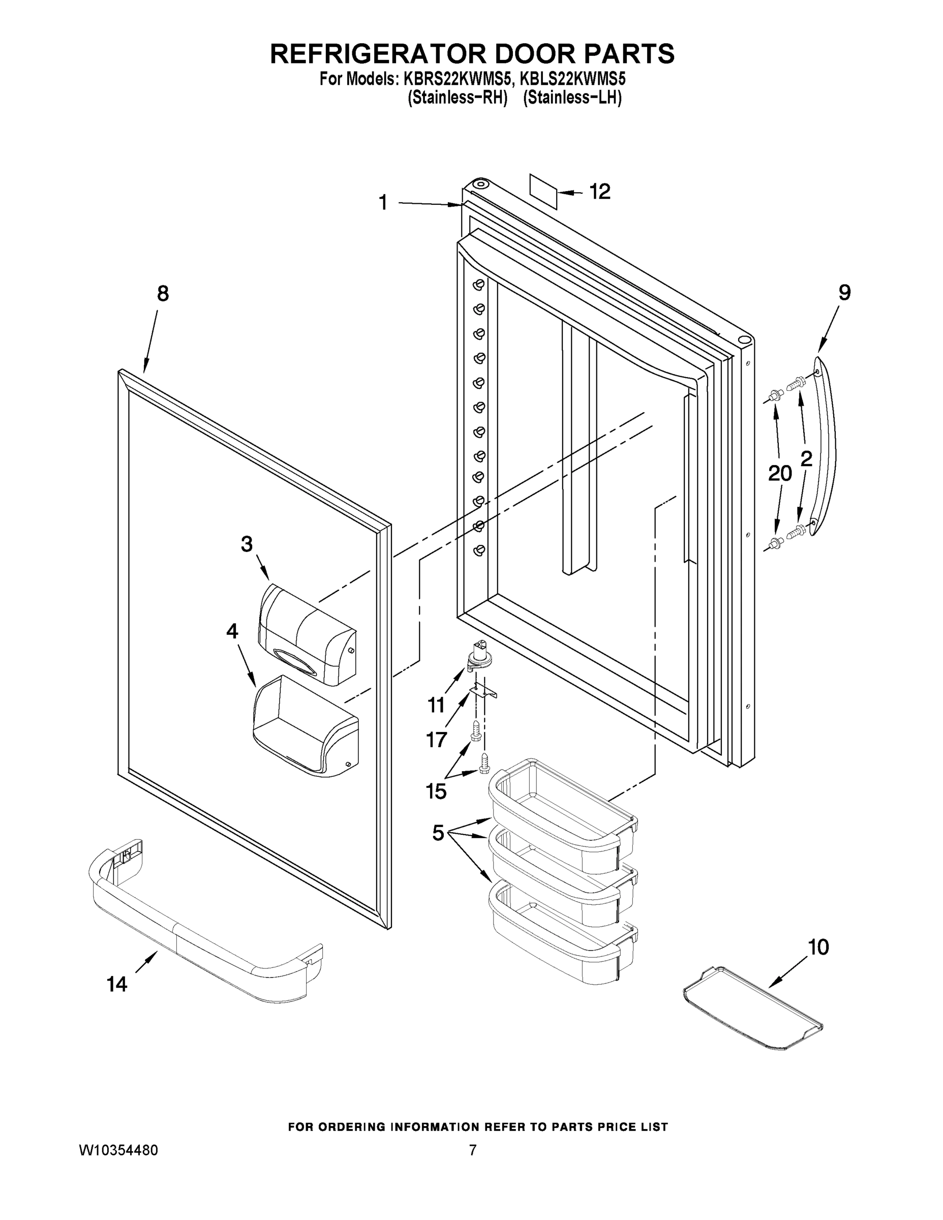 05 - REFRIGERATOR DOOR PARTS