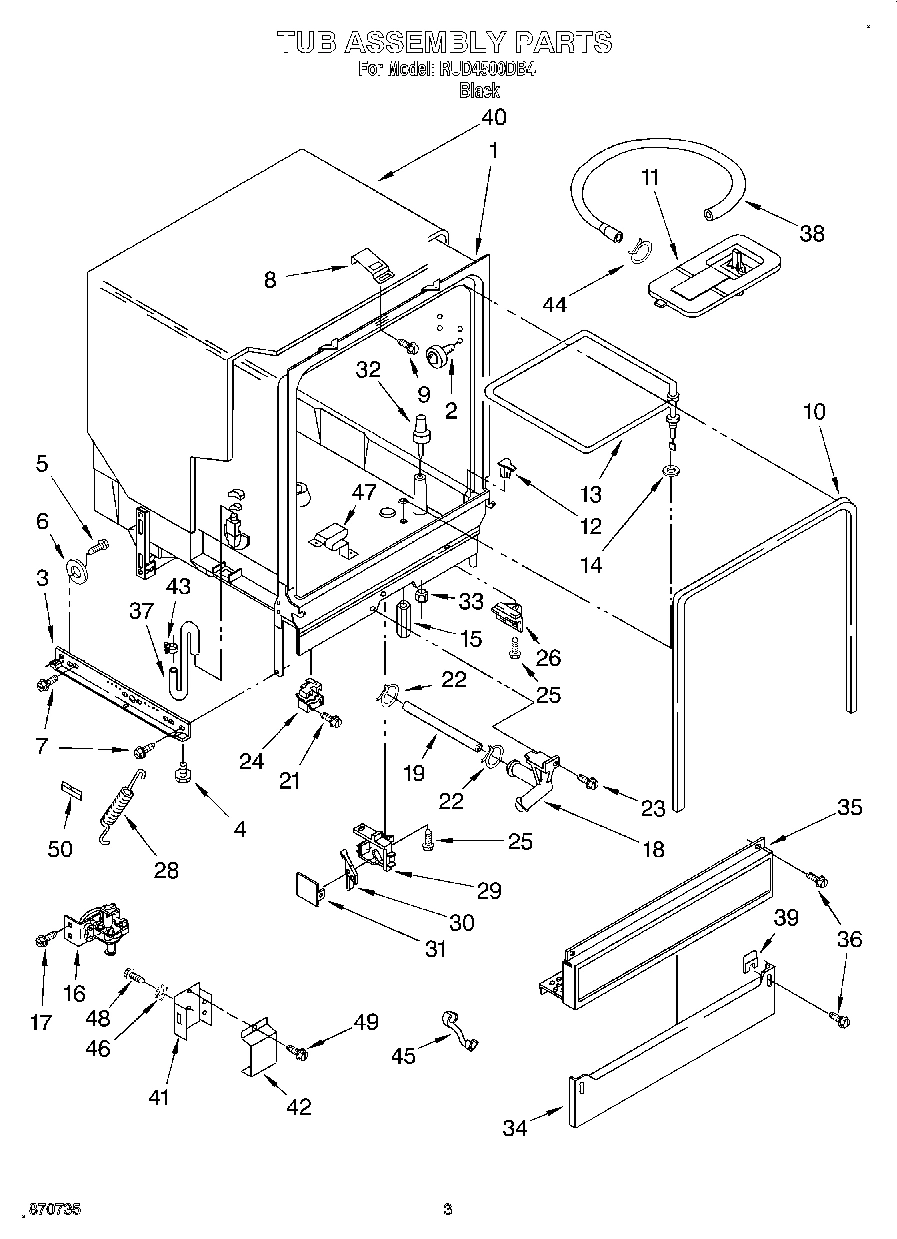 03 - TUB ASSEMBLY