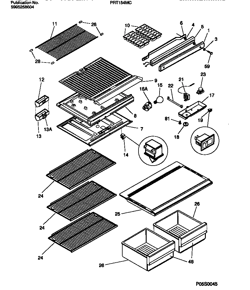 04 - SHELVES, CONTROLS, DIVIDER, MULLION