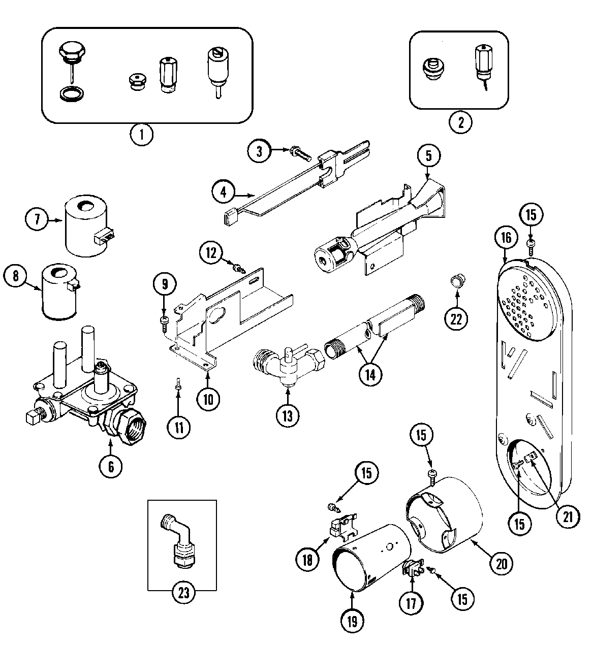 06 - GAS VALVE (DRYER)