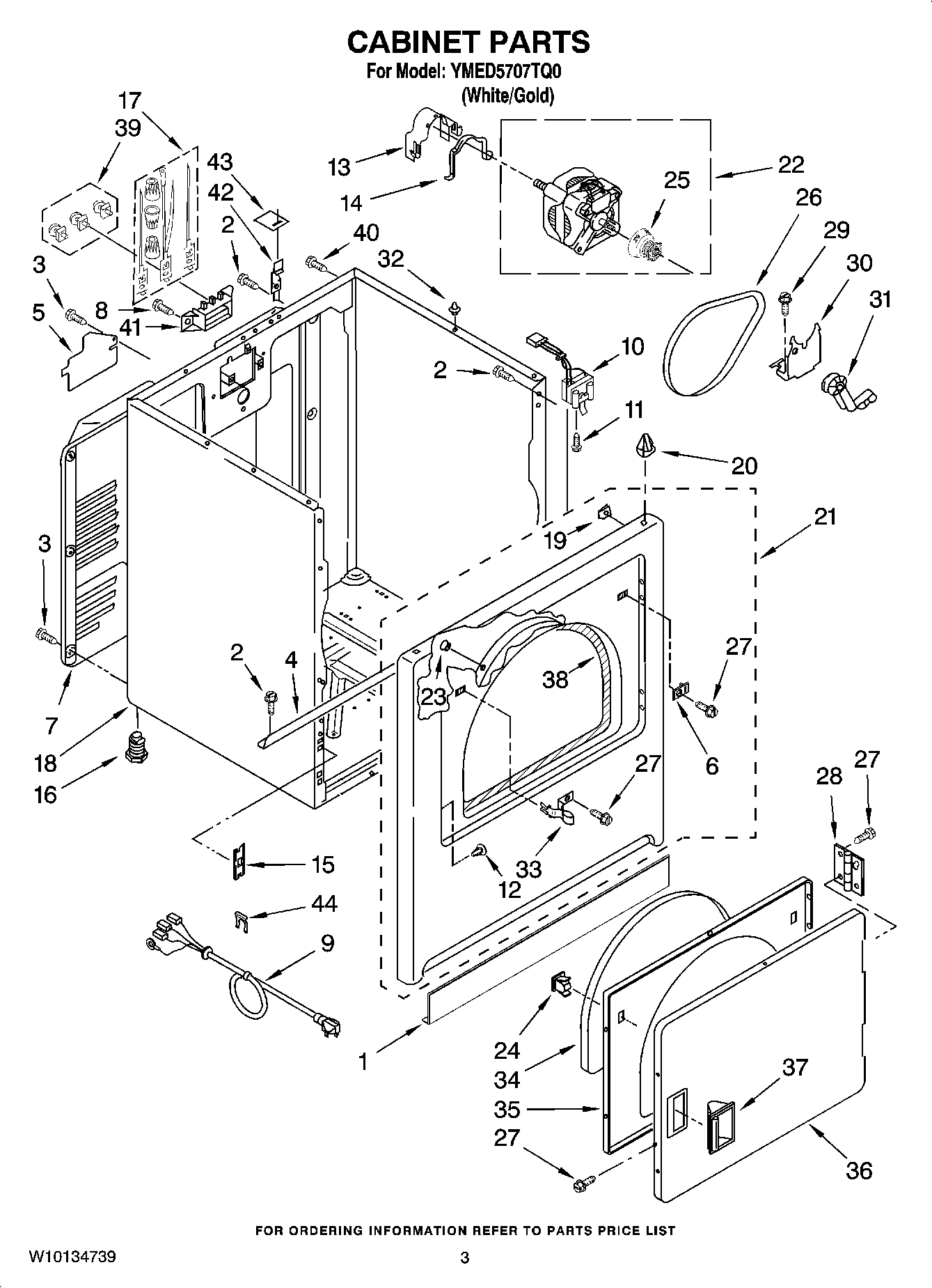 02 - CABINET PARTS