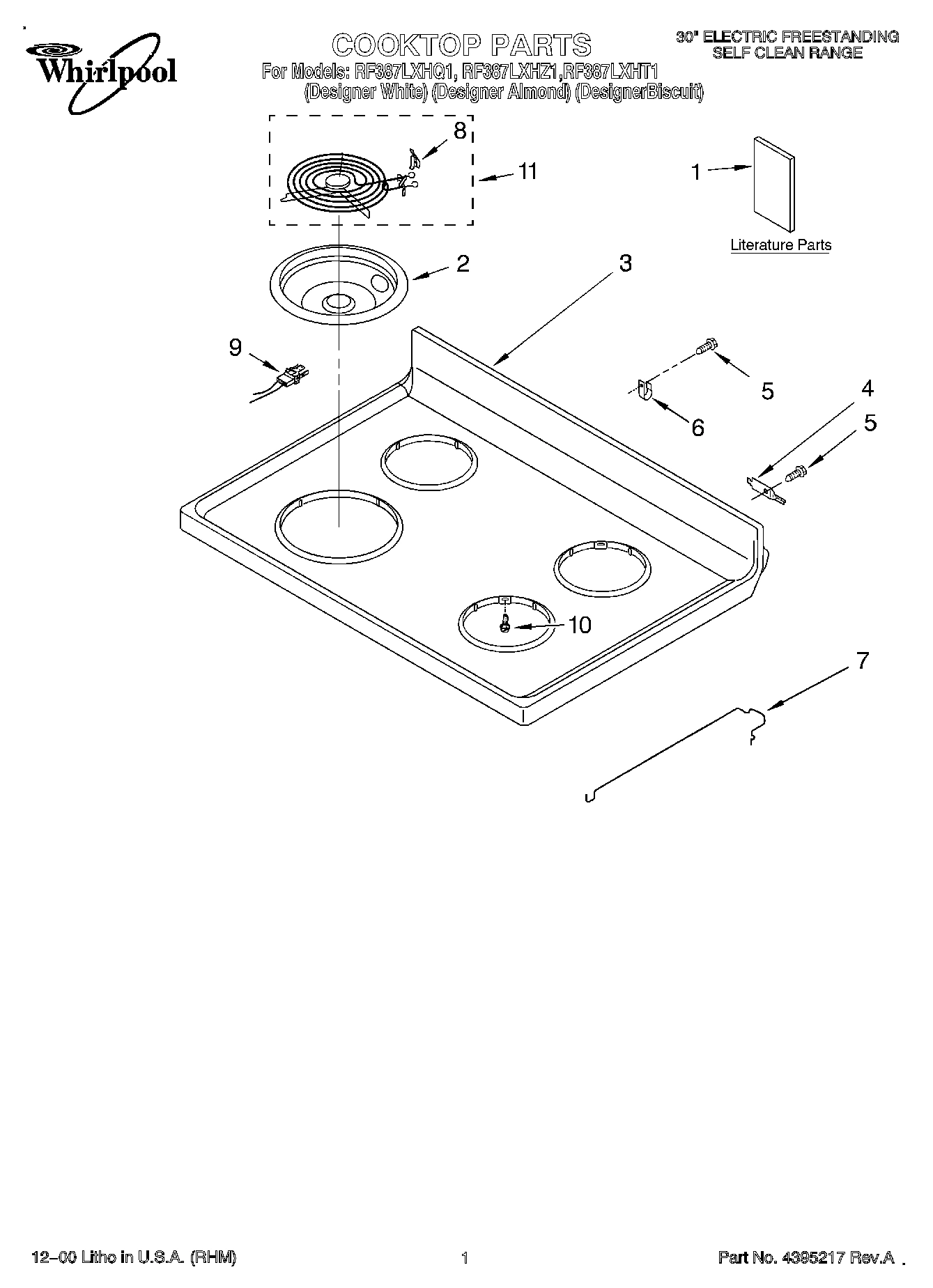 01 - COOKTOP, LITERATURE