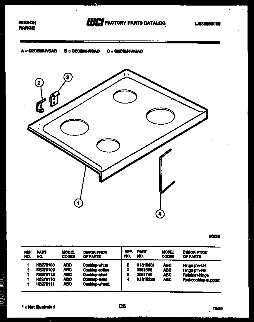 03 - COOKTOP PARTS