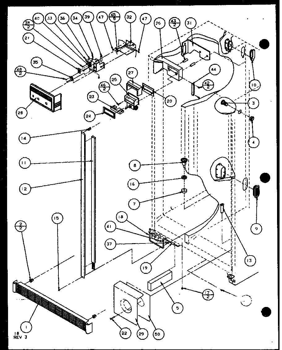 13 - REF/FZ CONTROLS AND CABINET PART