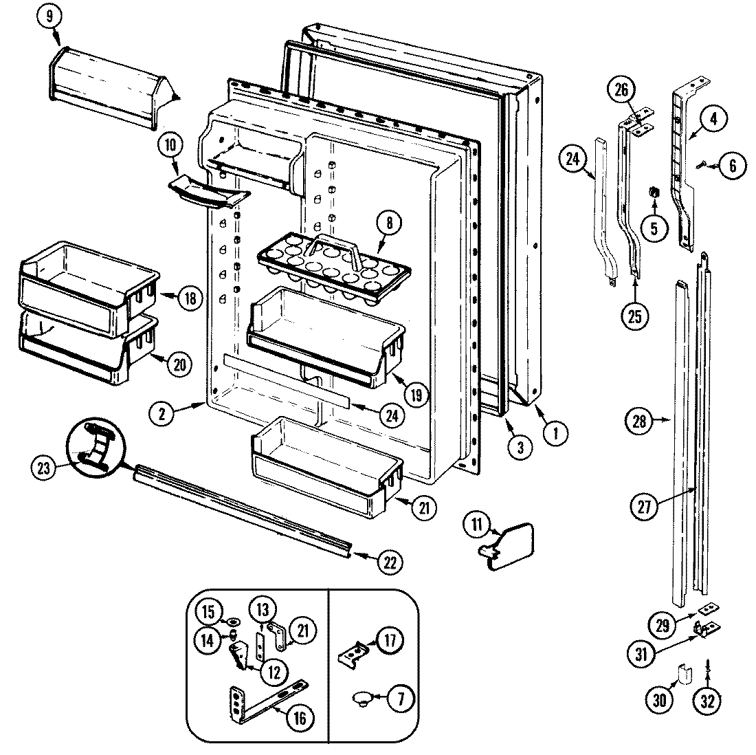 05 - FRESH FOOD DOOR