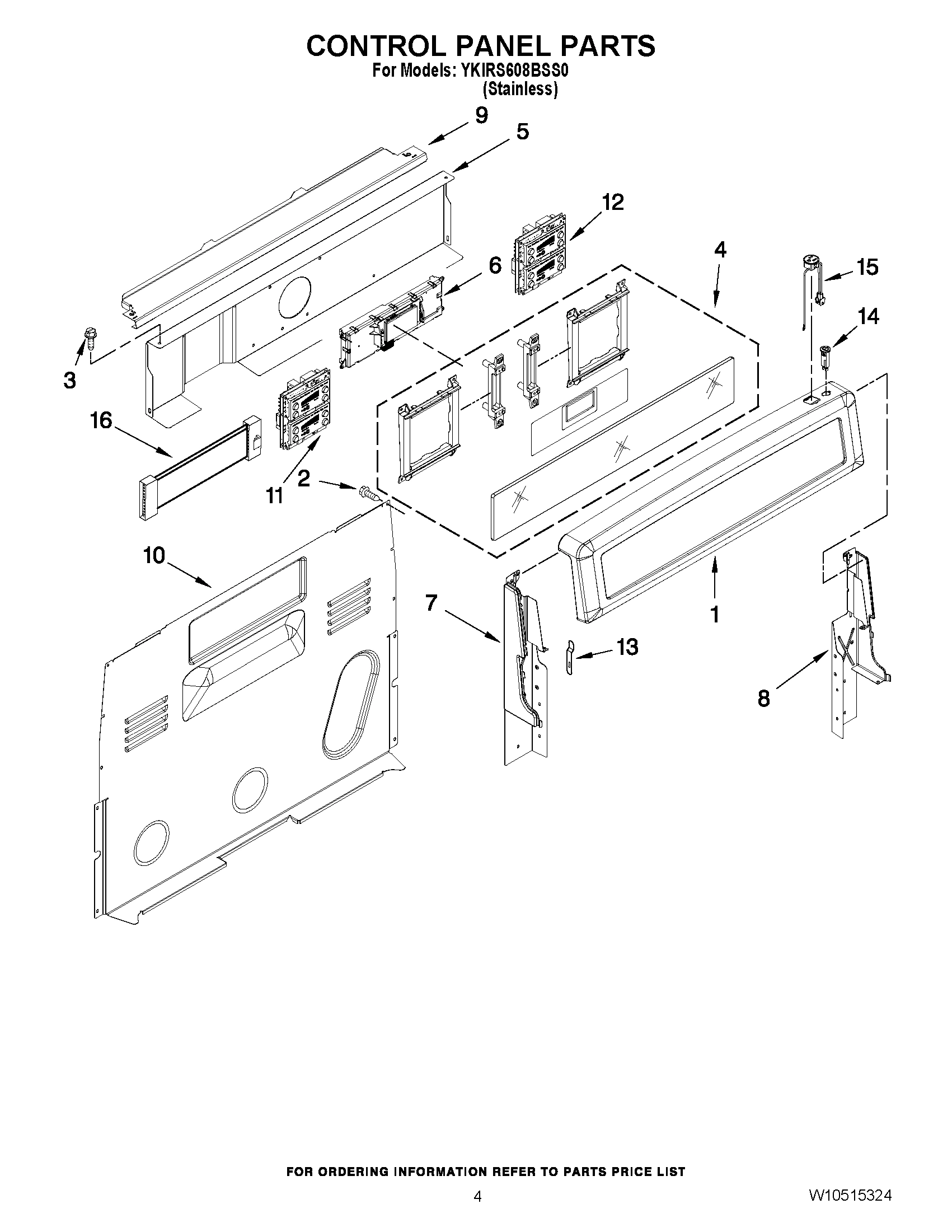 03 - CONTROL PANEL PARTS