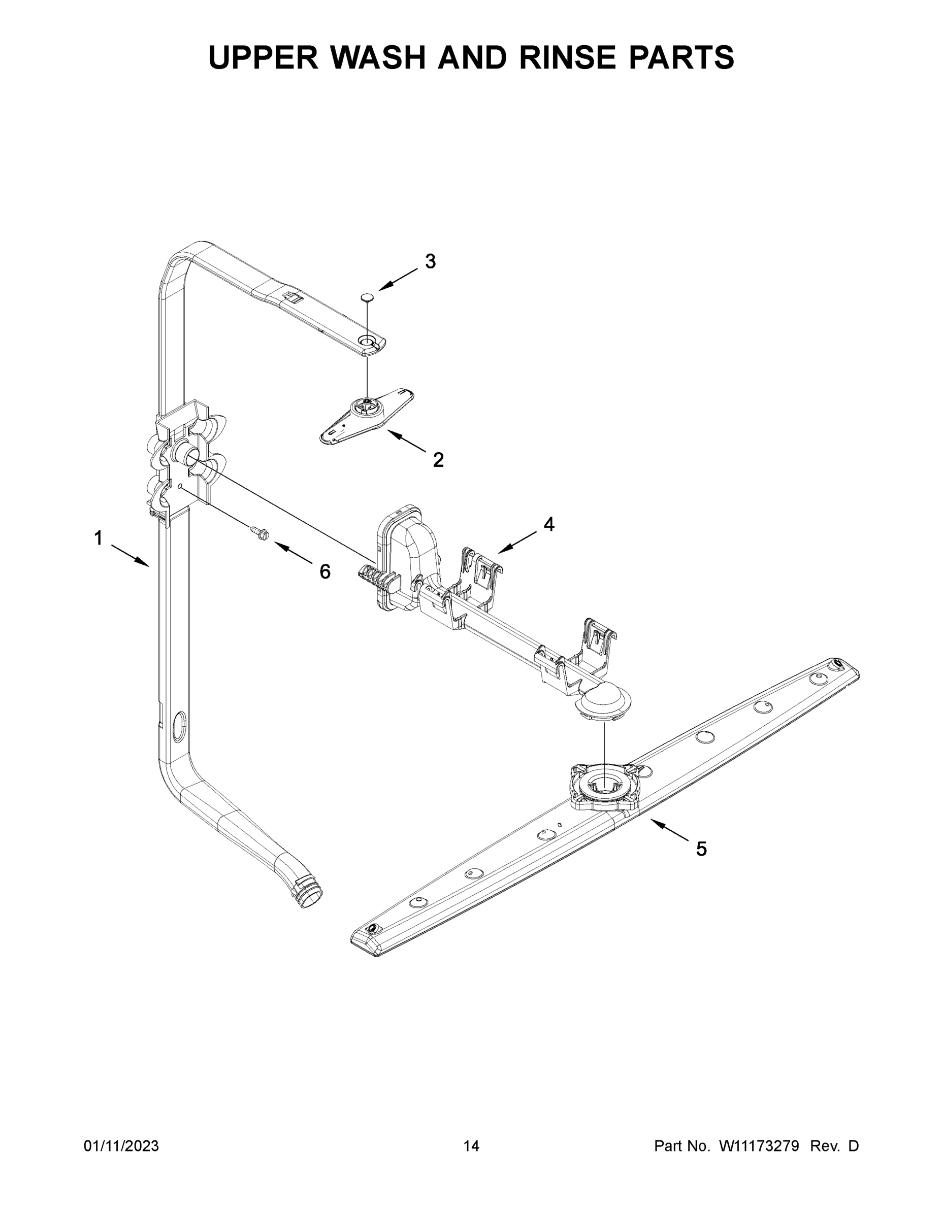 08 - UPPER WASH AND RINSE PARTS