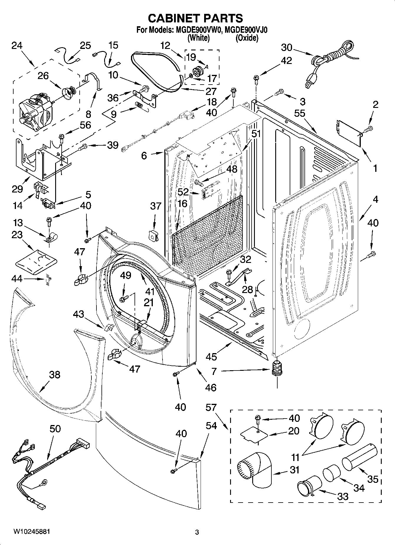 02 - CABINET PARTS