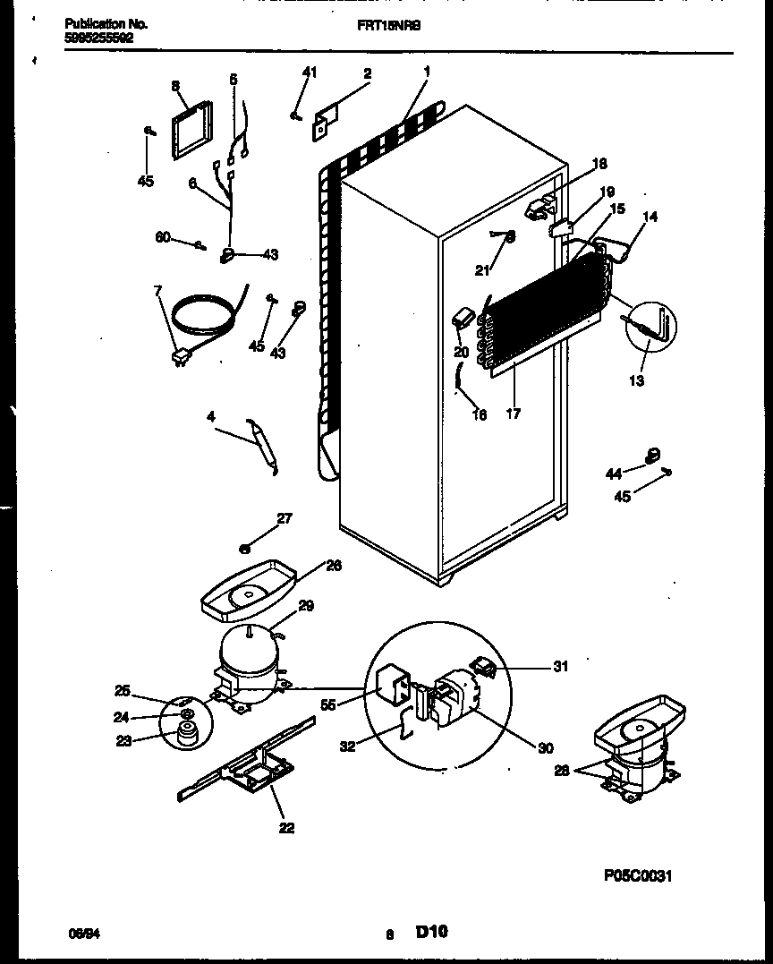 05 - SYSTEM AND AUTOMATIC DEFROST PARTS