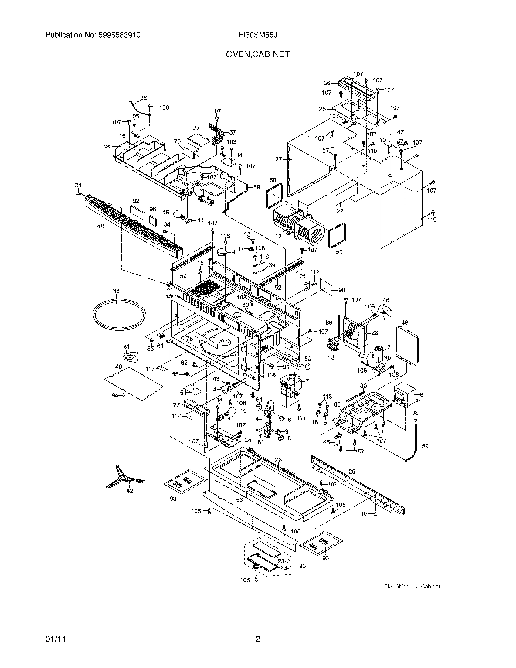 03 - OVEN,CABINET
