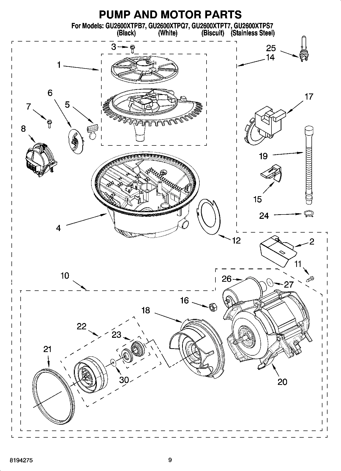 08 - PUMP AND MOTOR PARTS