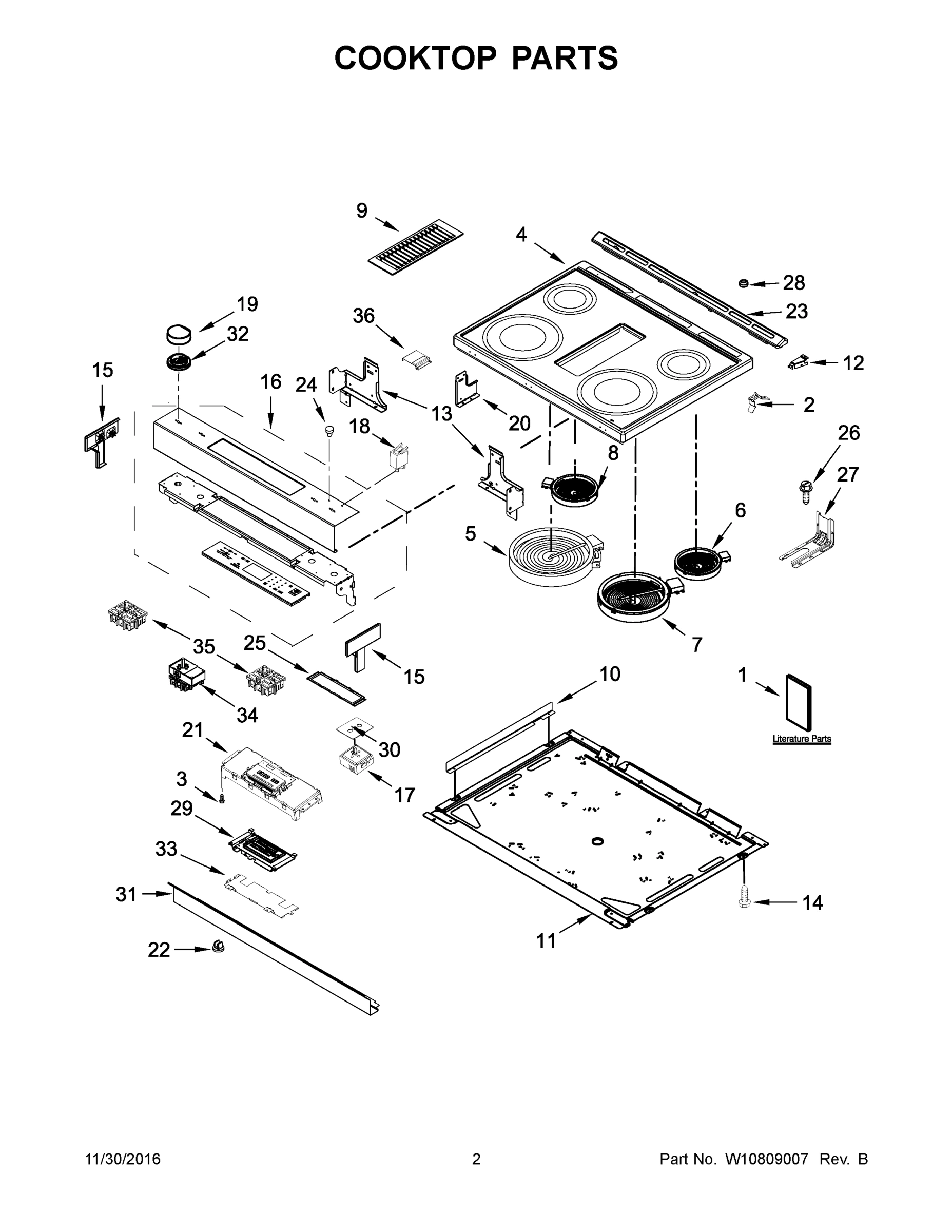 02 - COOKTOP PARTS
