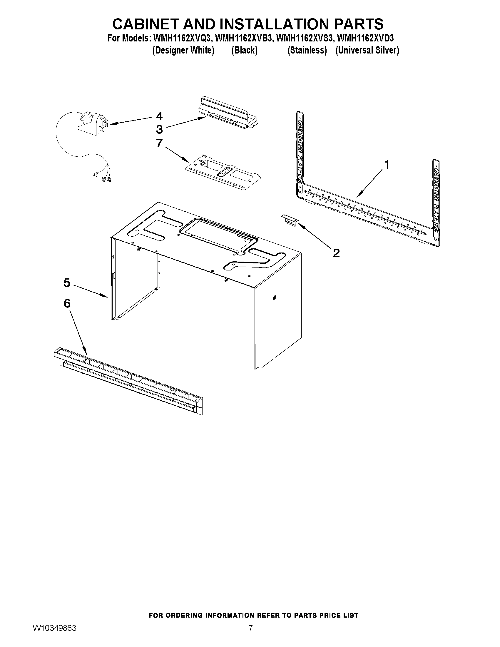 06 - CABINET AND INSTALLATION PARTS