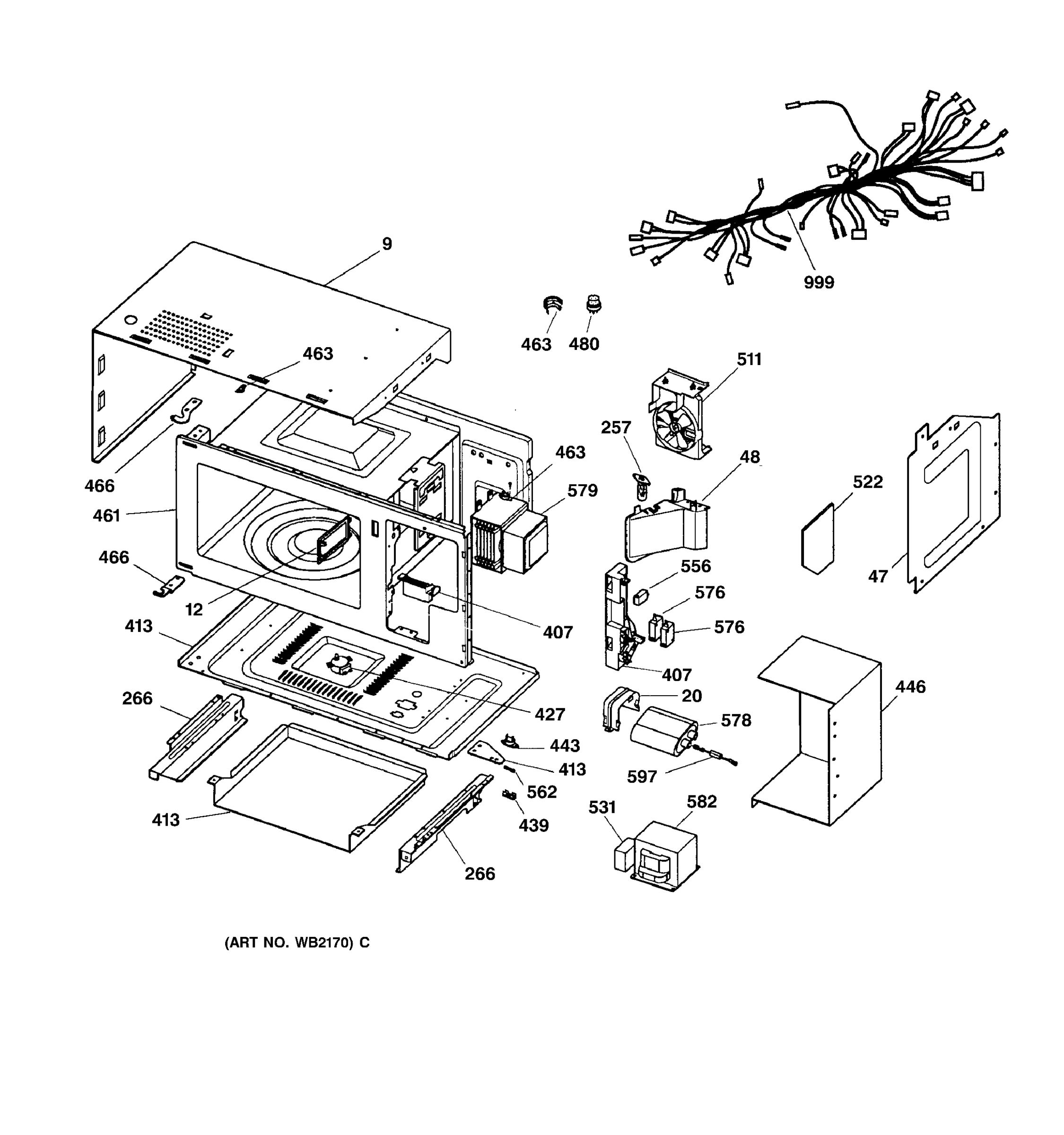 MICROWAVE BODY PARTS