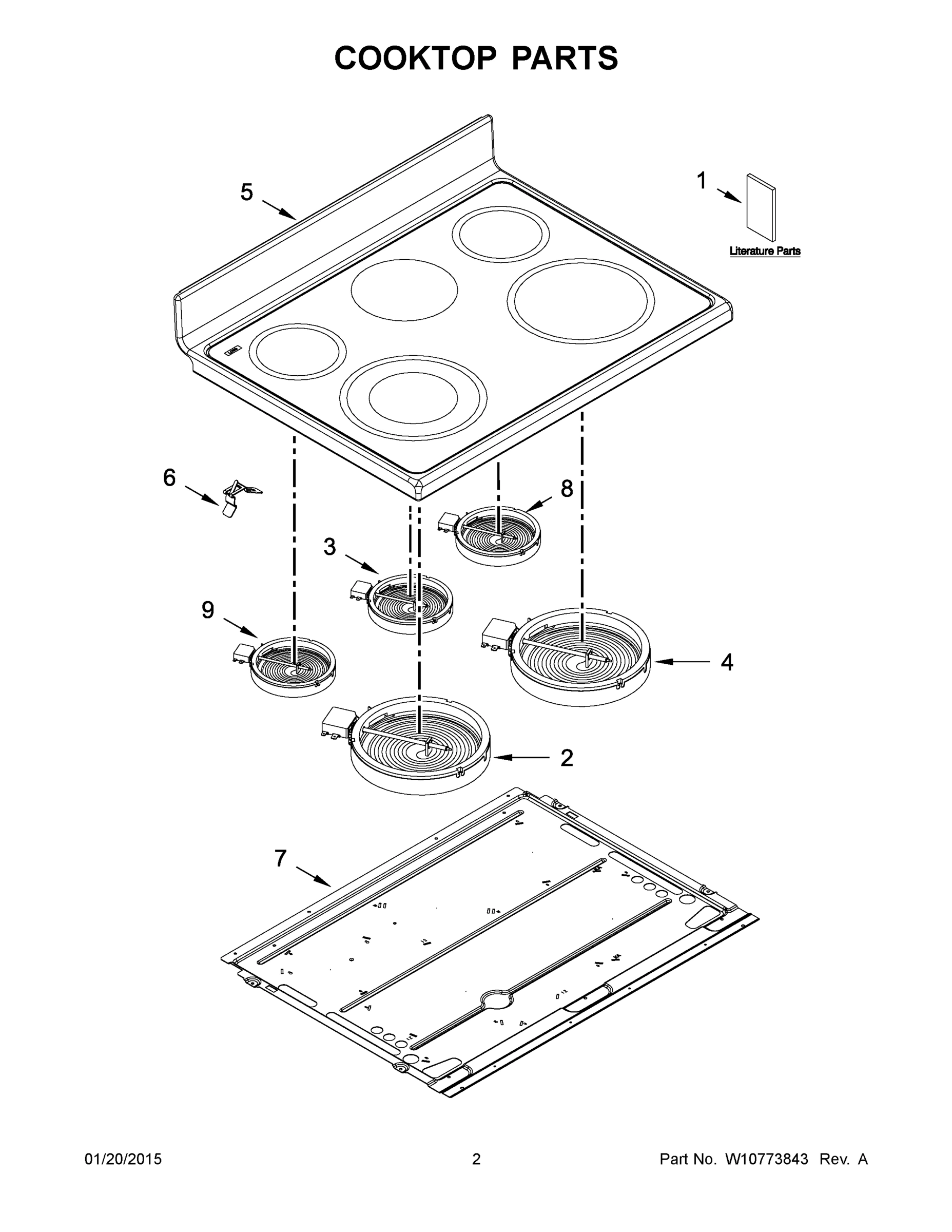 02 - COOKTOP PARTS